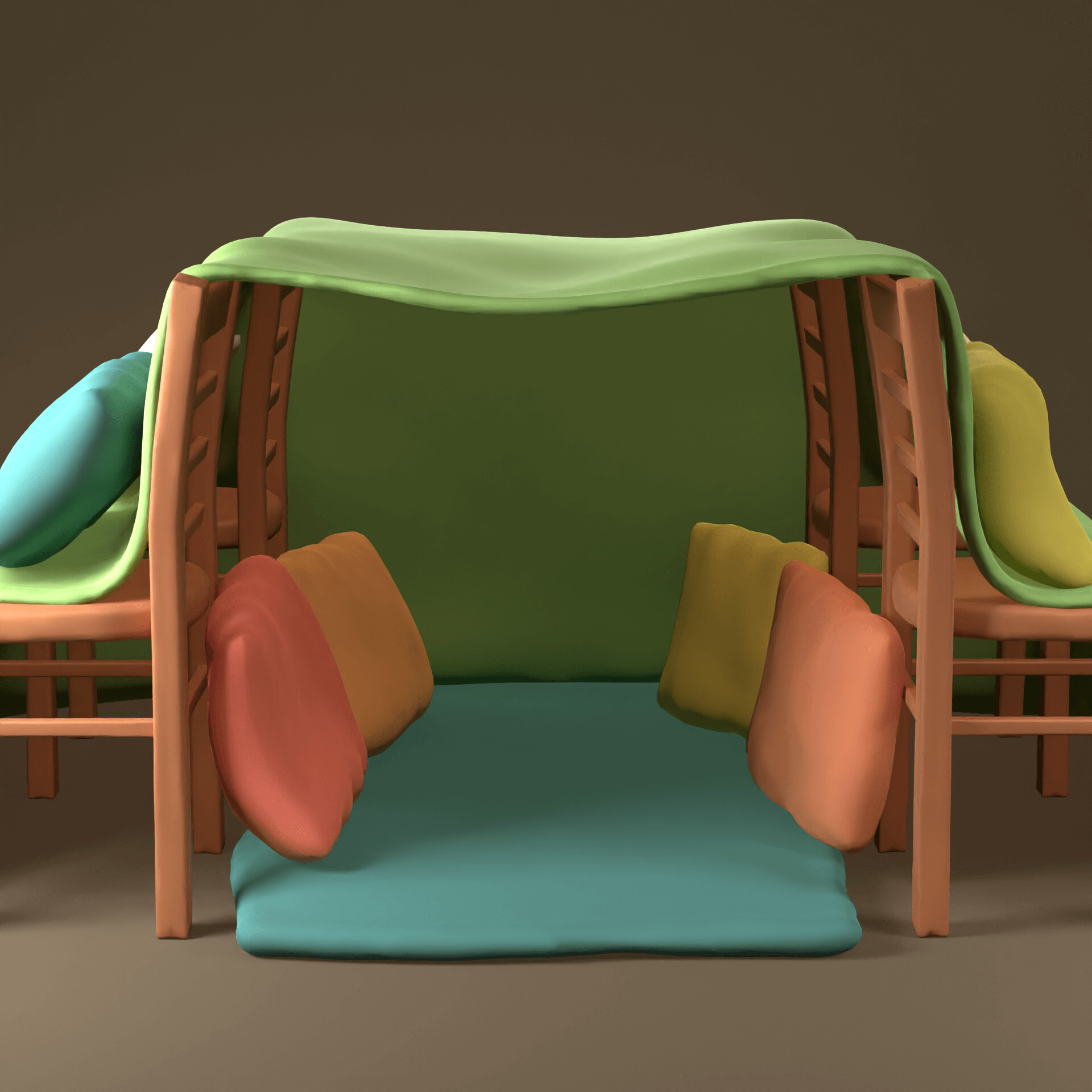 ArtStation Pillow Fort SculptJanuary2021, day 13