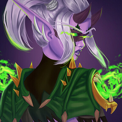 exiled blood elf demon hunter