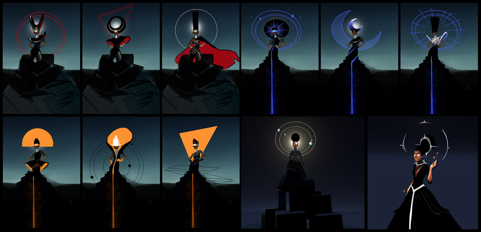 Some 2D concepting I helped out with while we were in the preproduction stage.