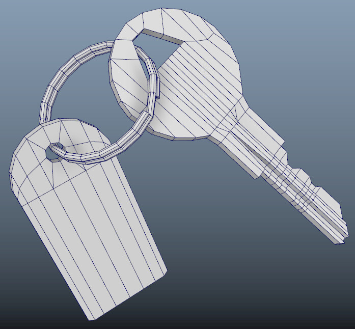 Key wireframe