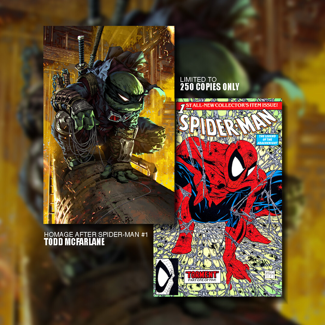 Homage after Todd McFarlane's Spiderman#1