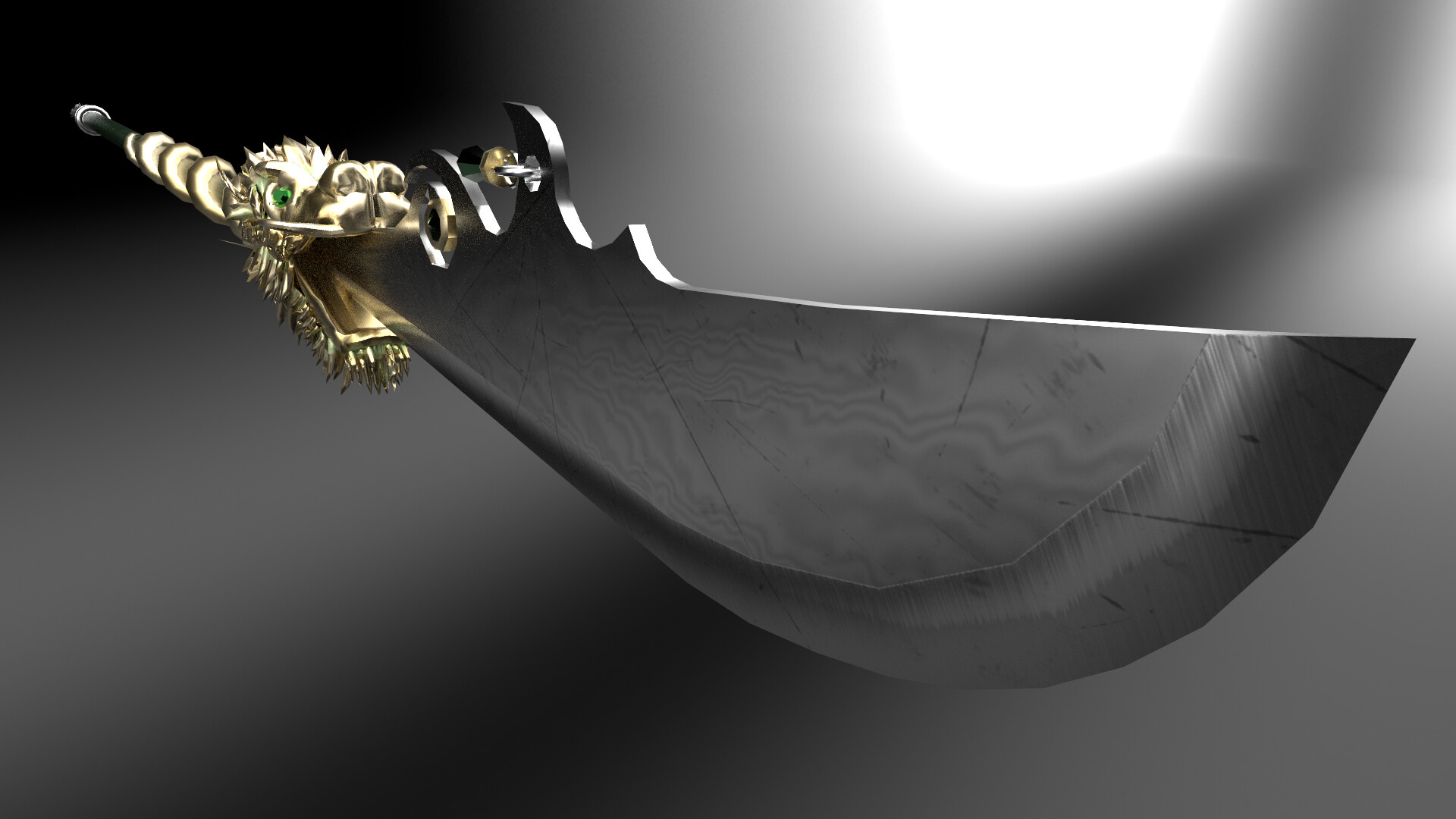 Green Dragon Crescent Blade Smite