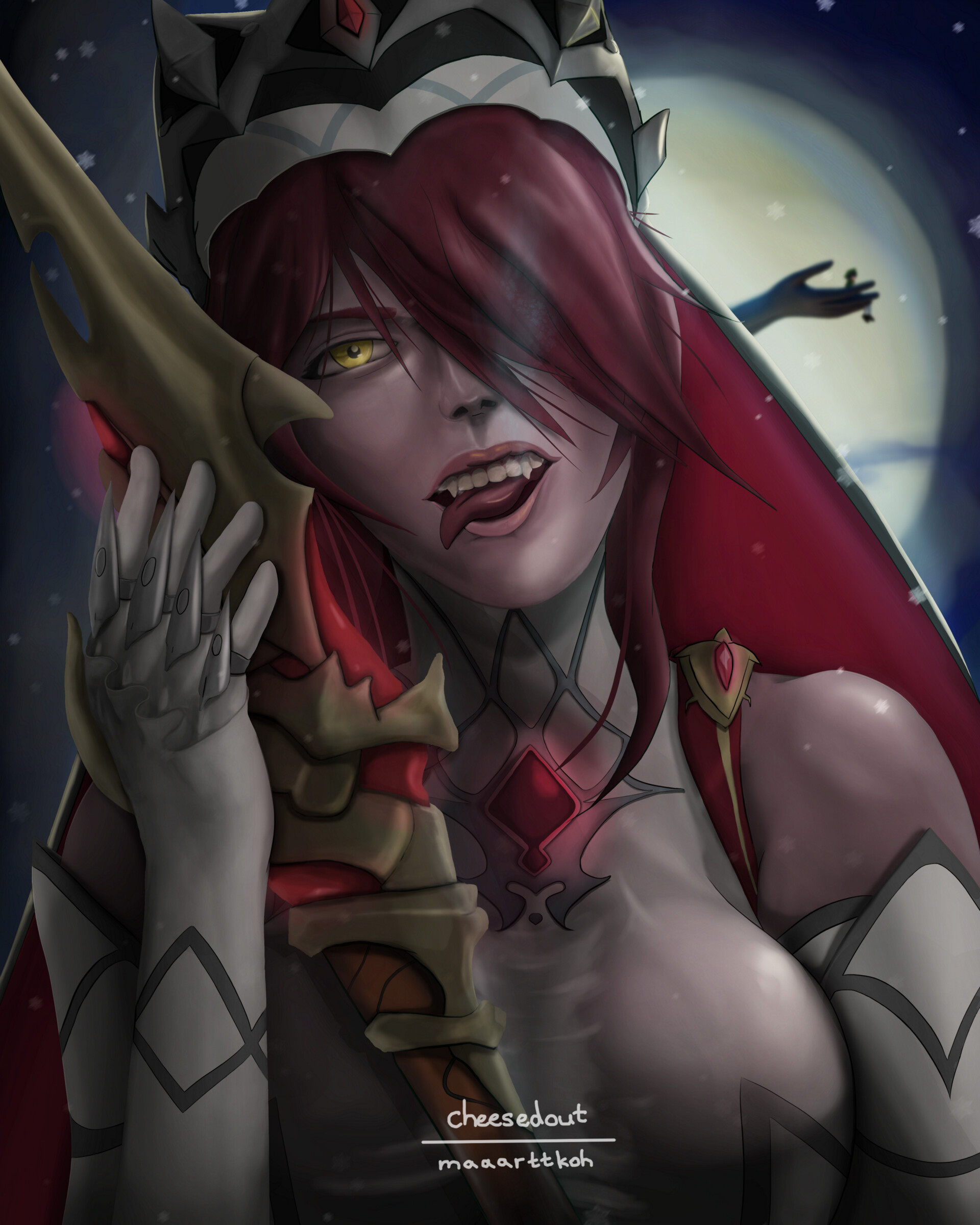 Artstation Genshin Impact Rosaria Matt Koh Cheesedout