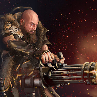 Jack t rex hoyle barbarian chain gun