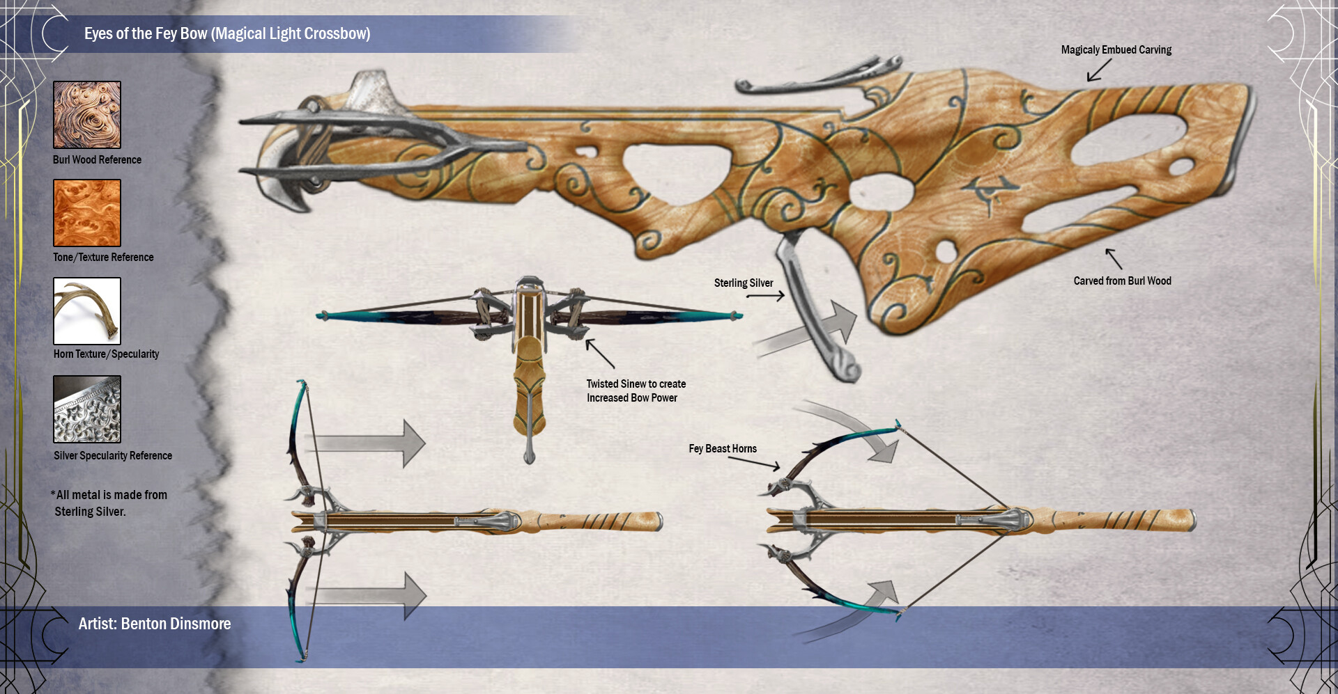 ArtStation Fantasy Crossbow