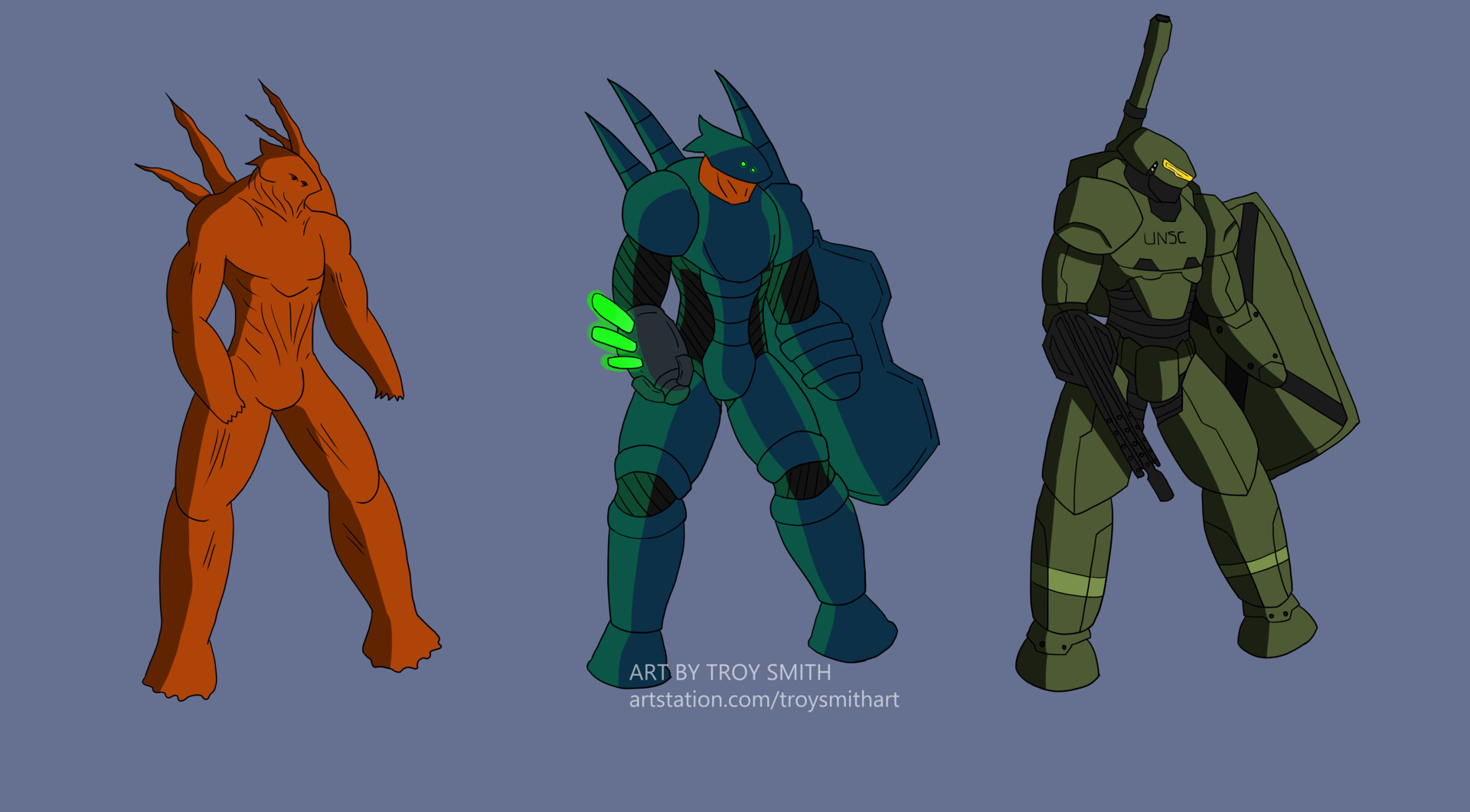 Troy Smith - Hunter Concepts (Halo)