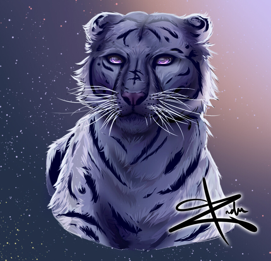 Zndu (Alex) White Tiger (Spirit Animal)