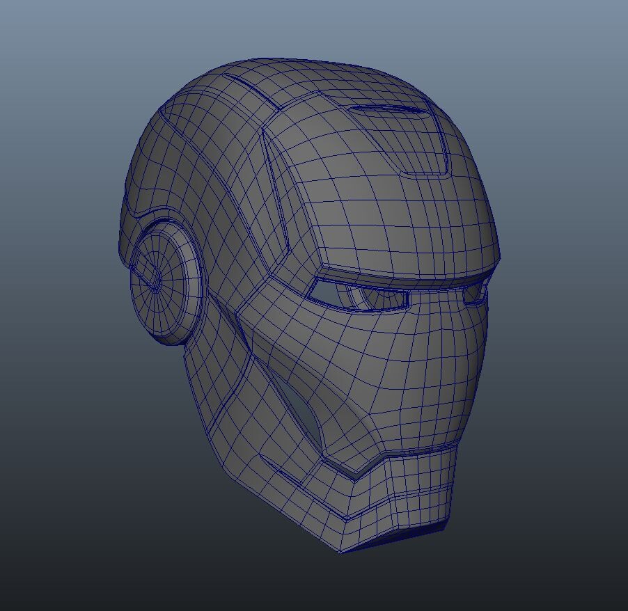 ArtStation - iron man mask