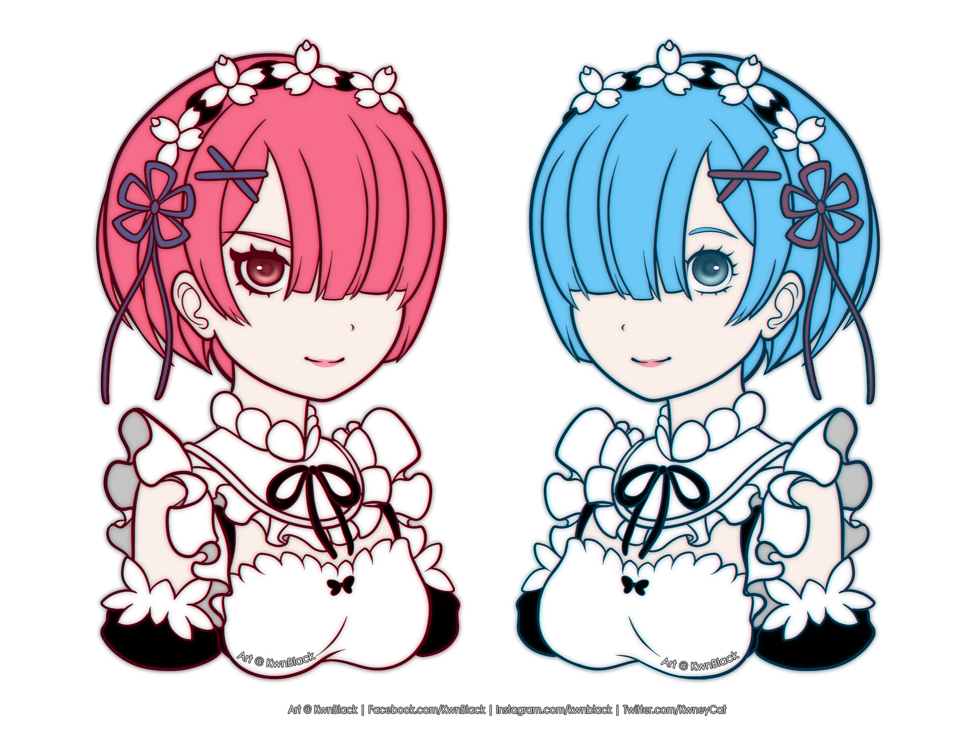 ArtStation Ram and Rem