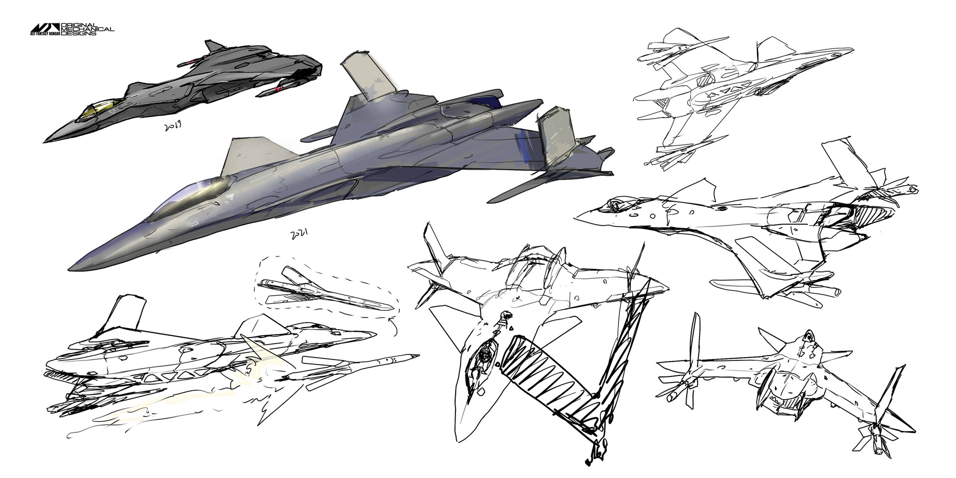 How to draw a Fighter jet | Step by Step - YouTube