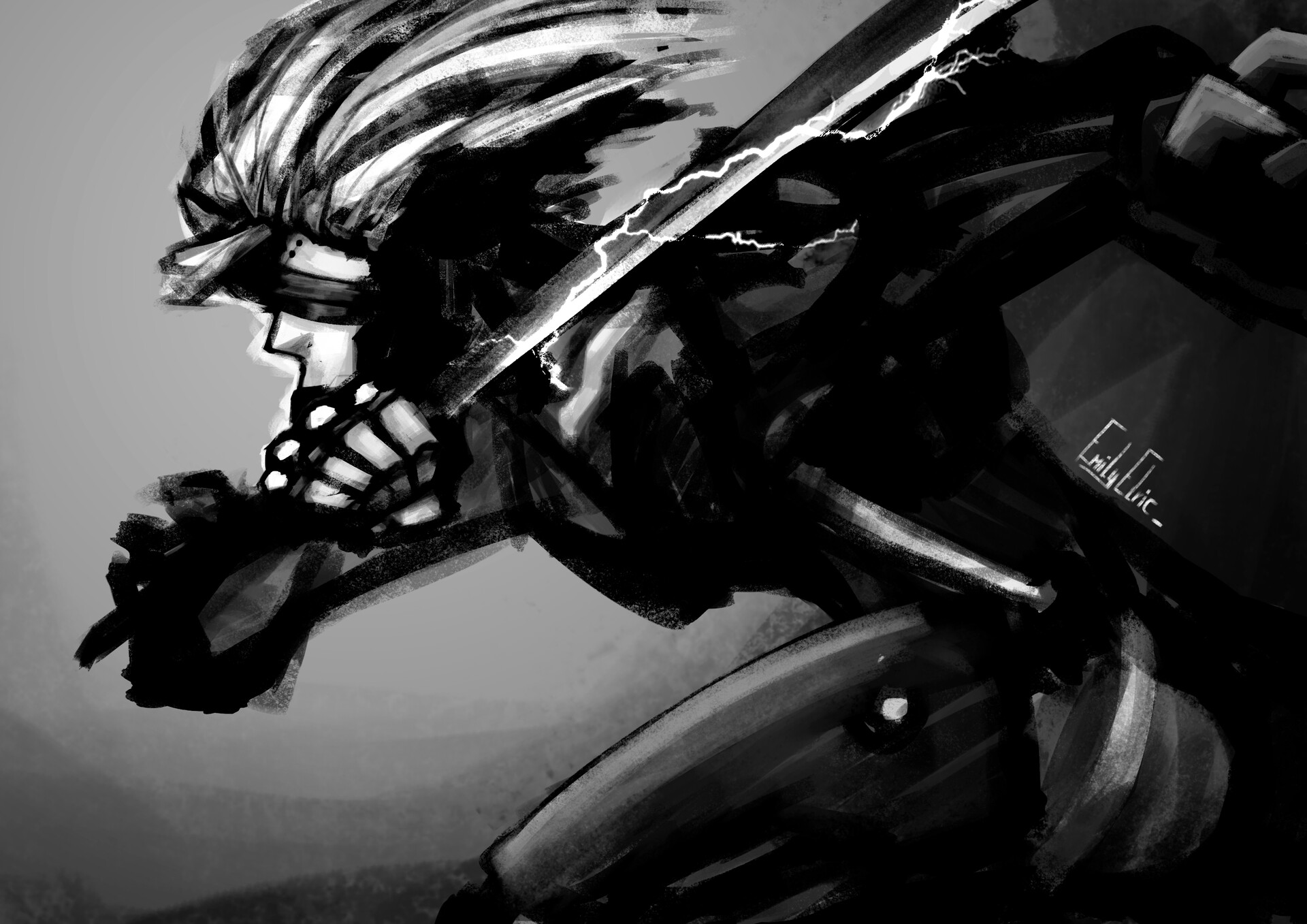 Artstation Mr Lightning Bolt Laura Gamez Cabrera