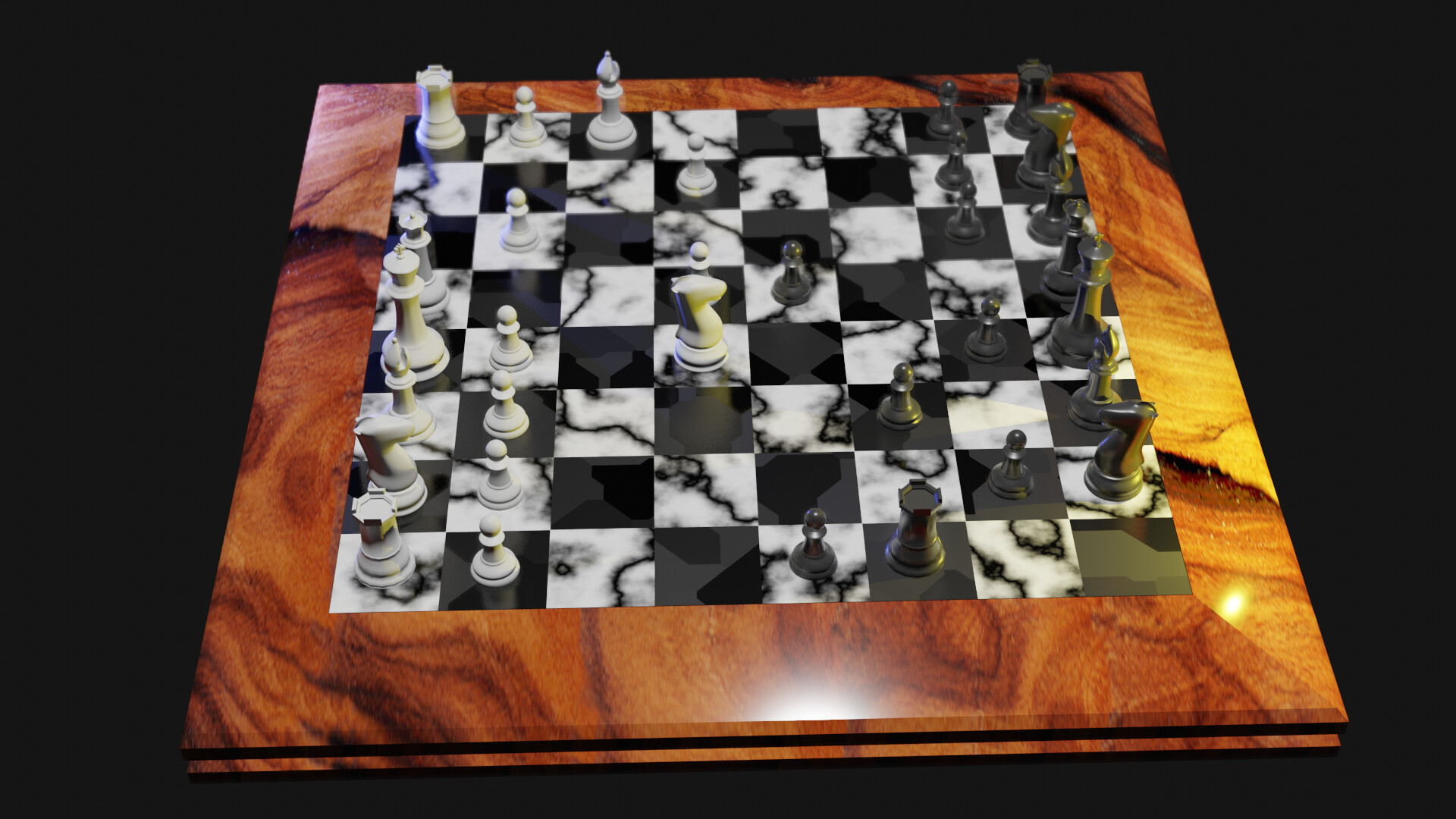 ArtStation - Low poly 3D Chessboard Game assets