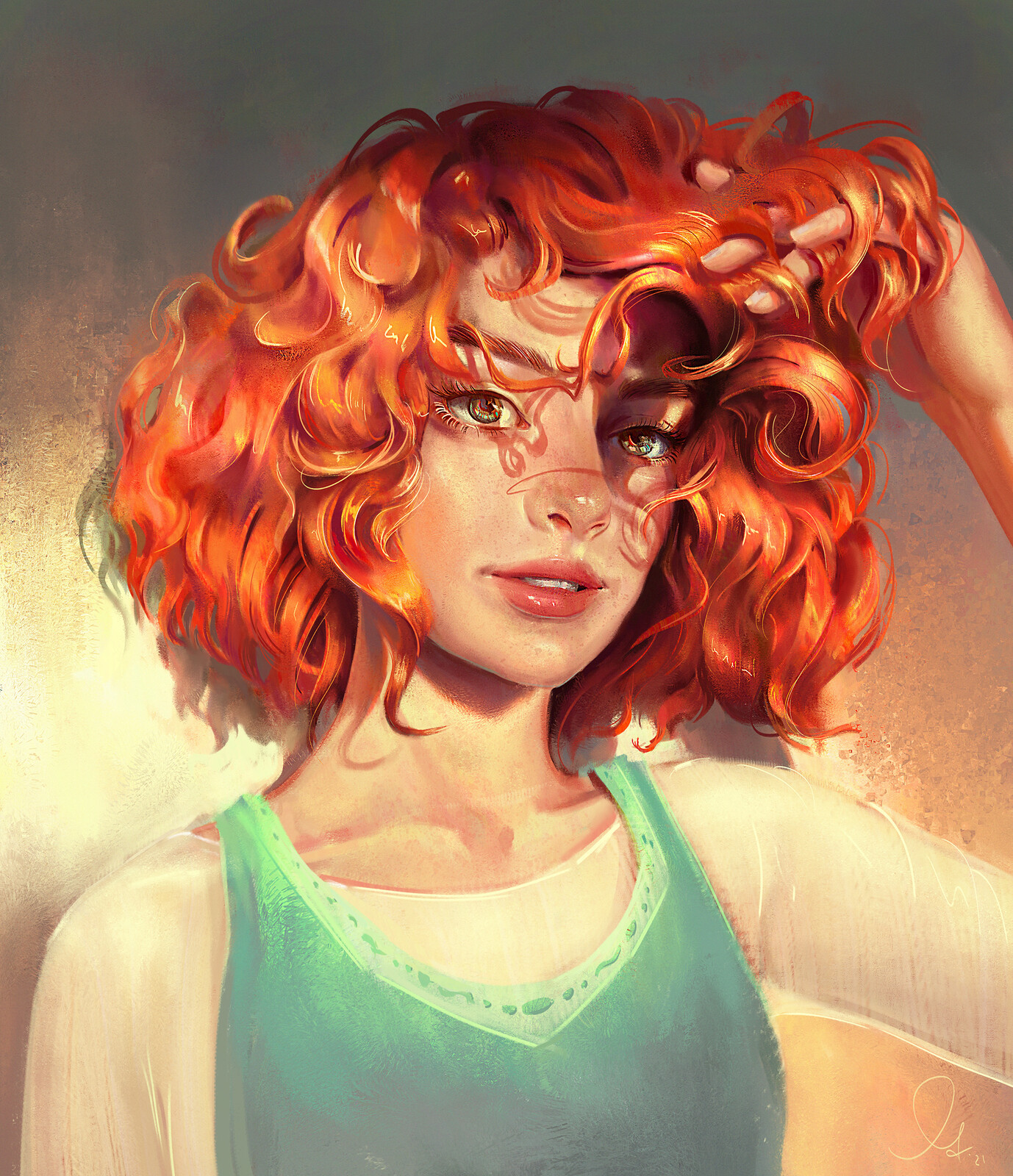 Tousled