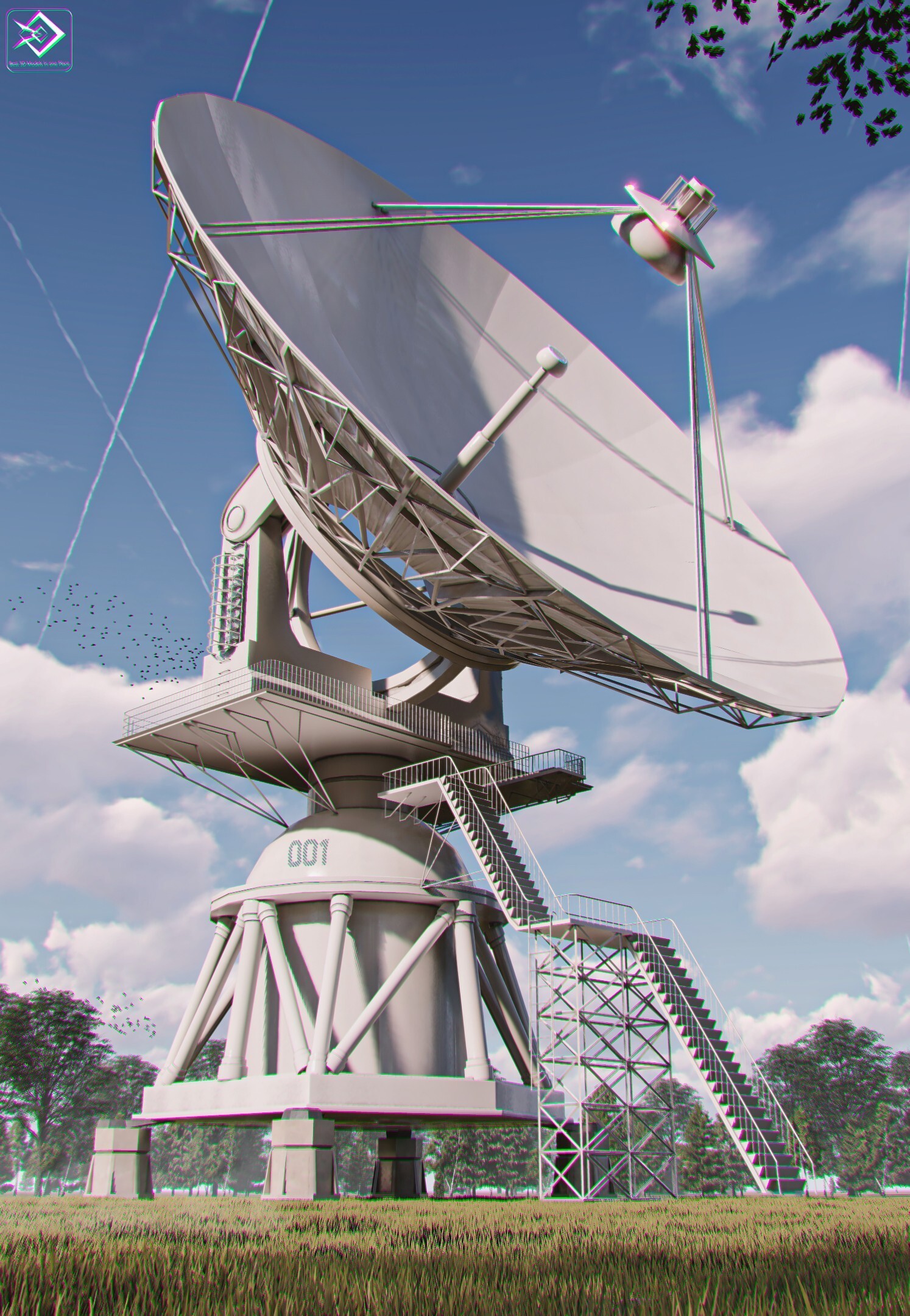 ArtStation satellite dish