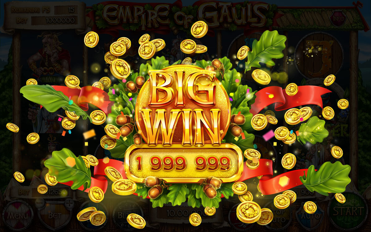 ArtStation - Big Win - slot game illustration