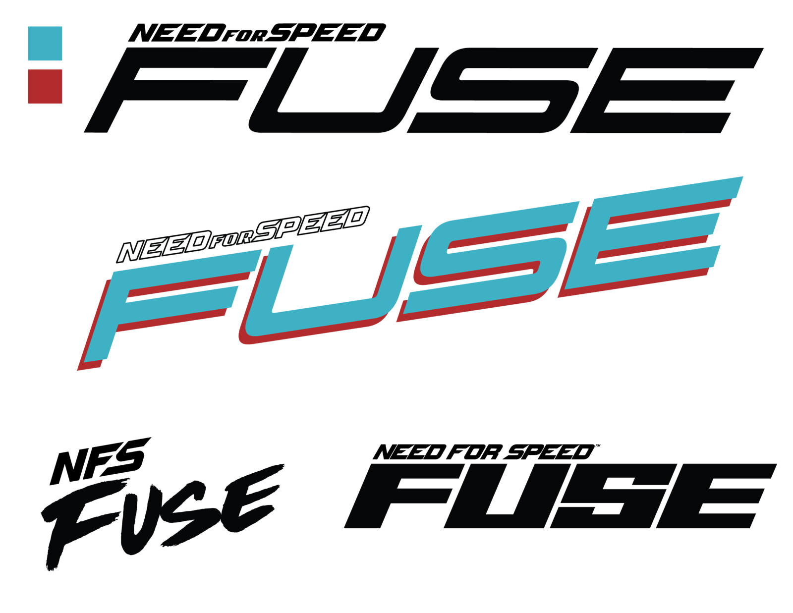 NFS Fuse - Typeface sketch