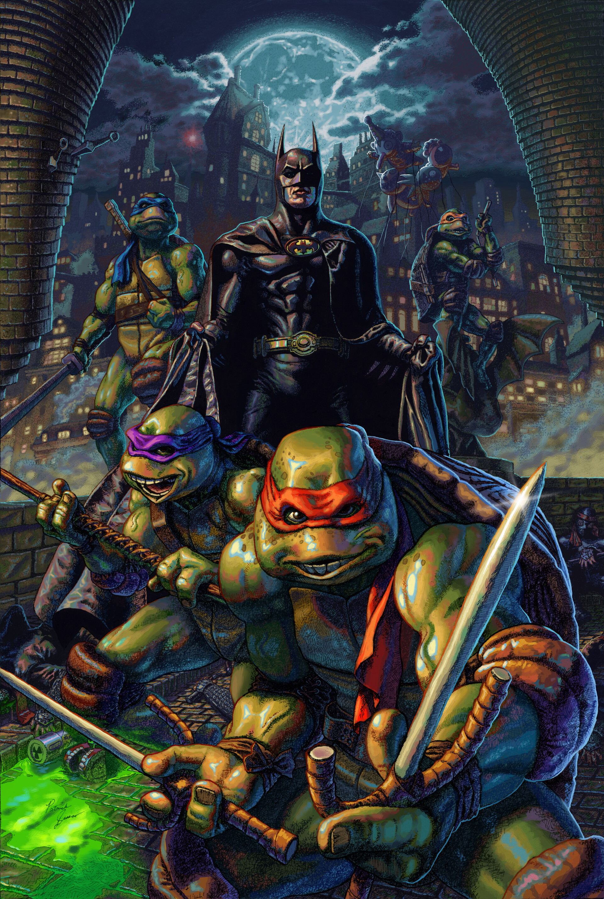 ArtStation - Batman Teenage Mutant Ninja Turtles