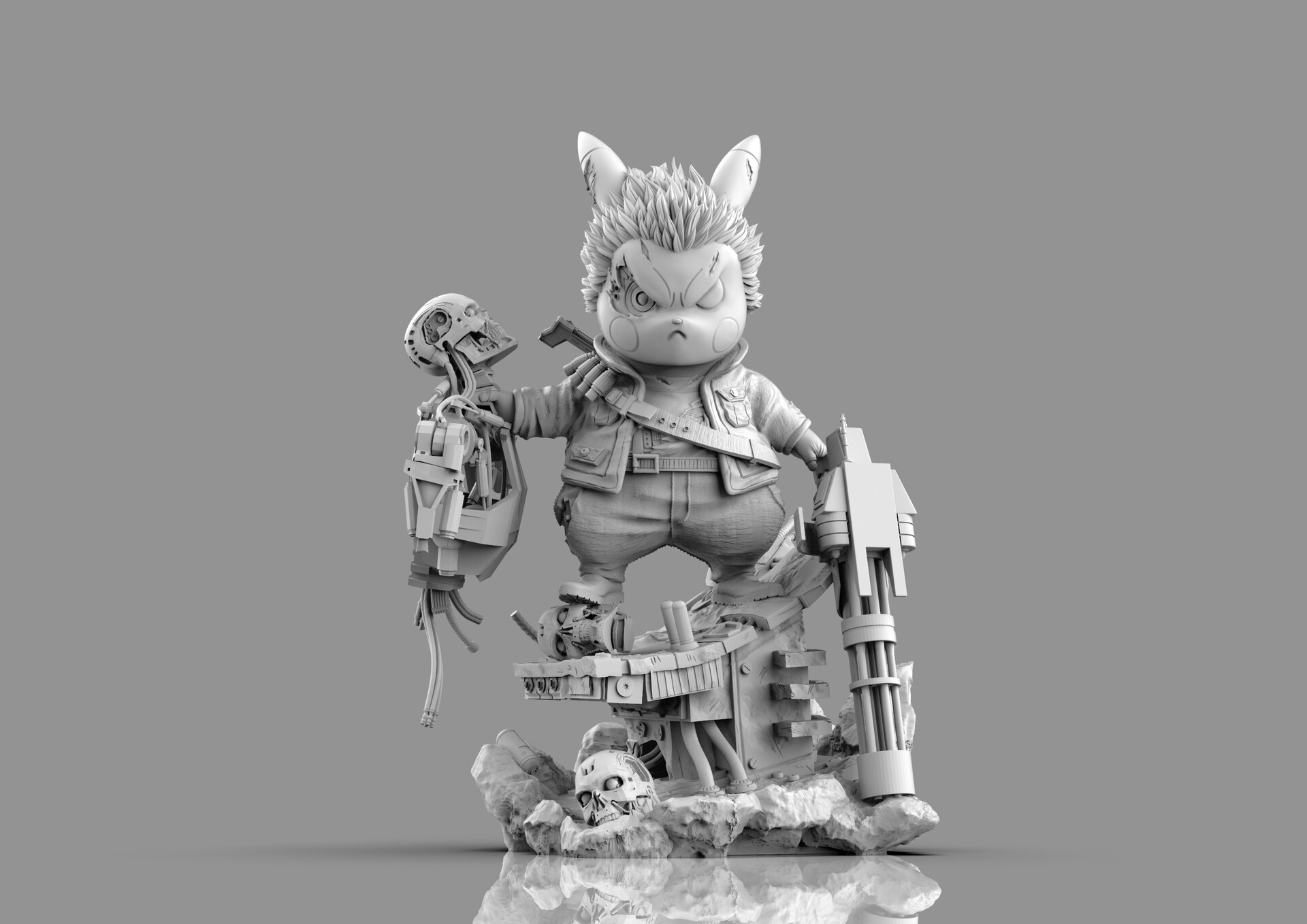 Artstation Pikachu 皮卡丘终结者 Changkun Liu Mag Artstation Pikachu 皮卡丘终结者 Changkun Liu Mag