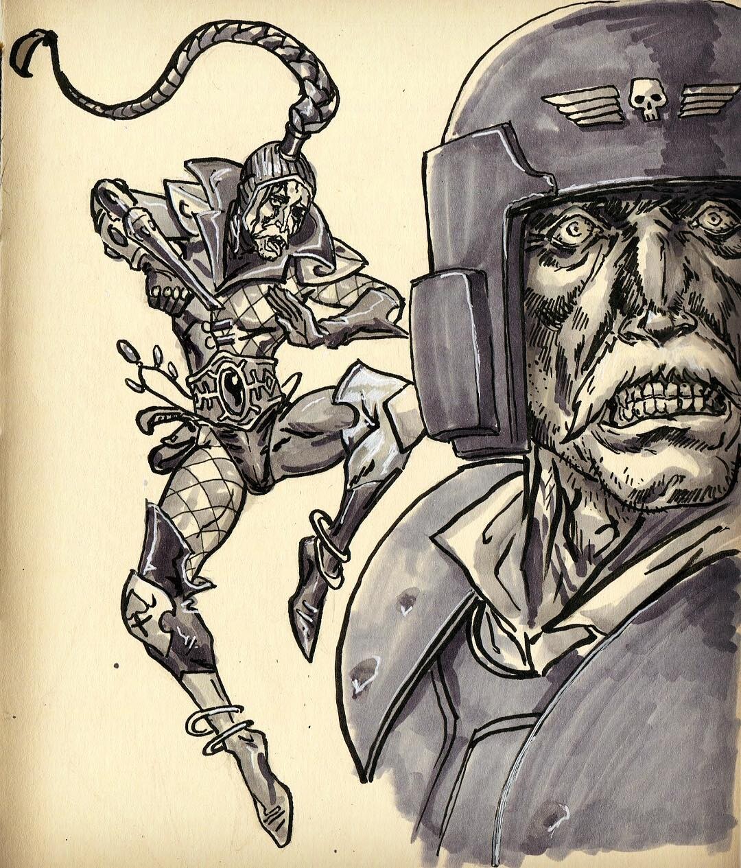 ArtStation - Eldar Inktober 2017 p5, Sou0027Kiel