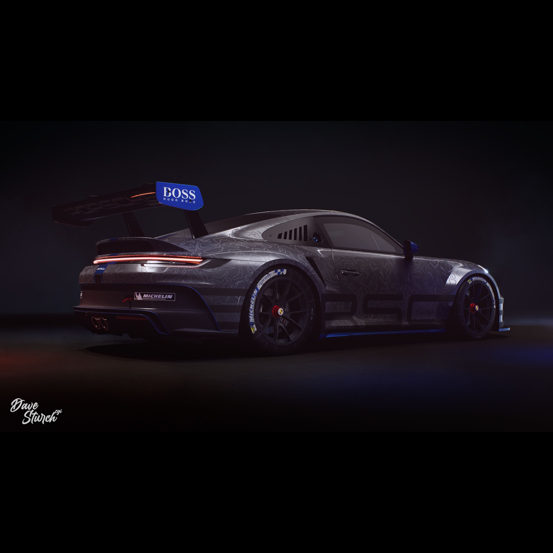 Dave Sturch - Porsche 911 GT3 Cup - Unreal Engine real time ray traced.