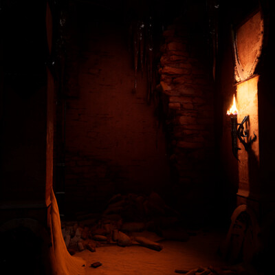Nightime Castle Lighting