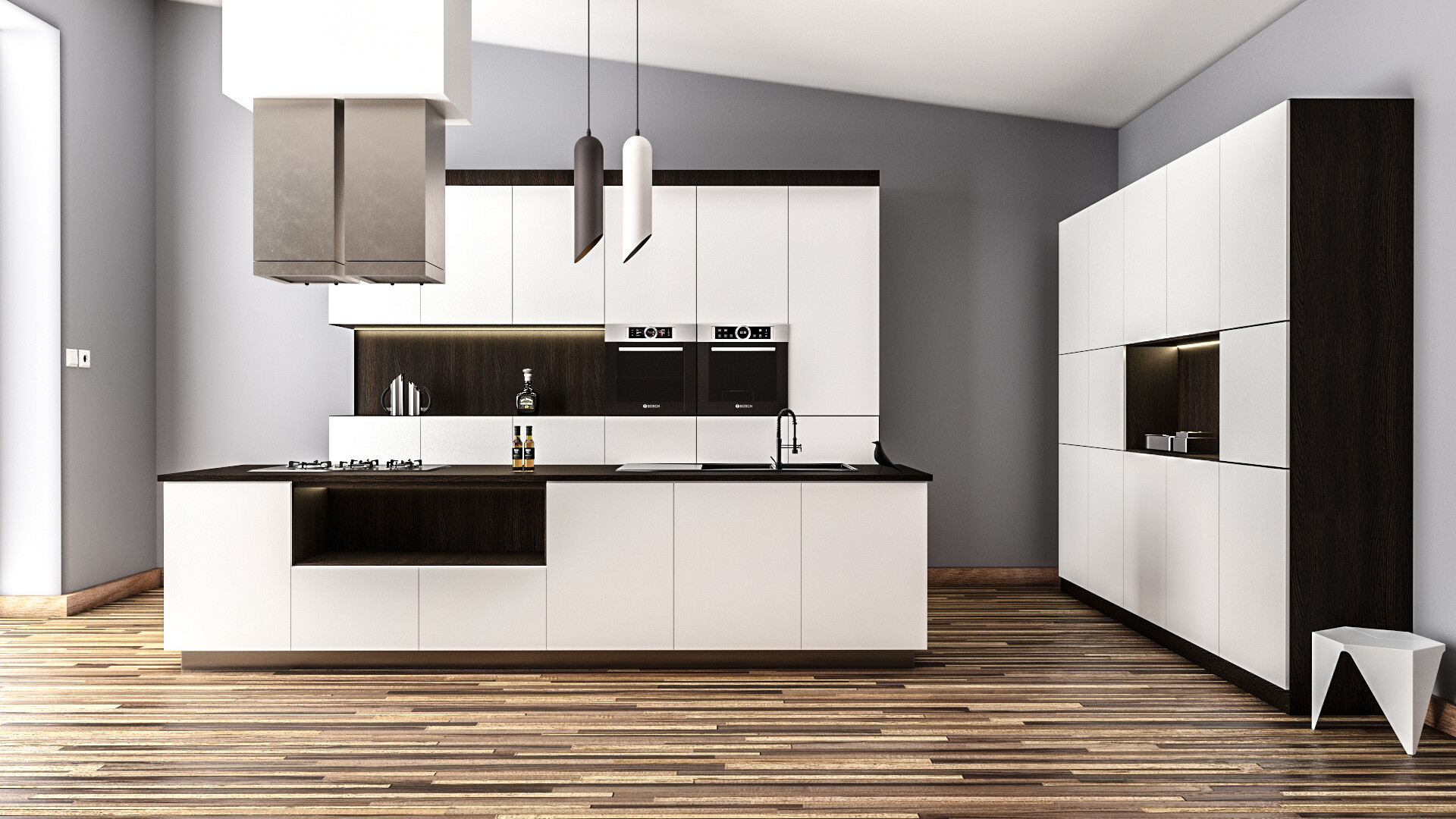 ArtStation - Minimalist Kitchen