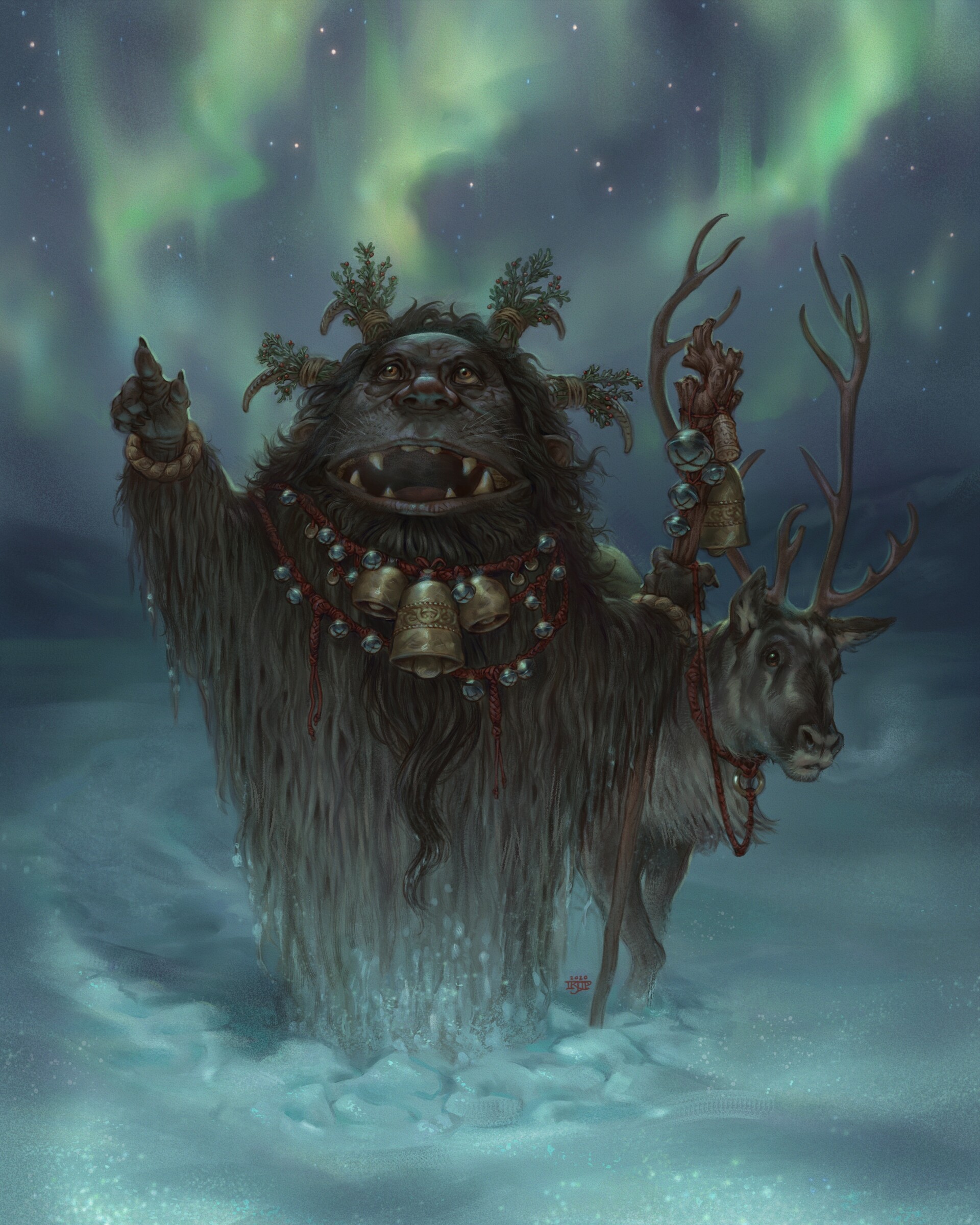 How To Draw A Winter Troll 