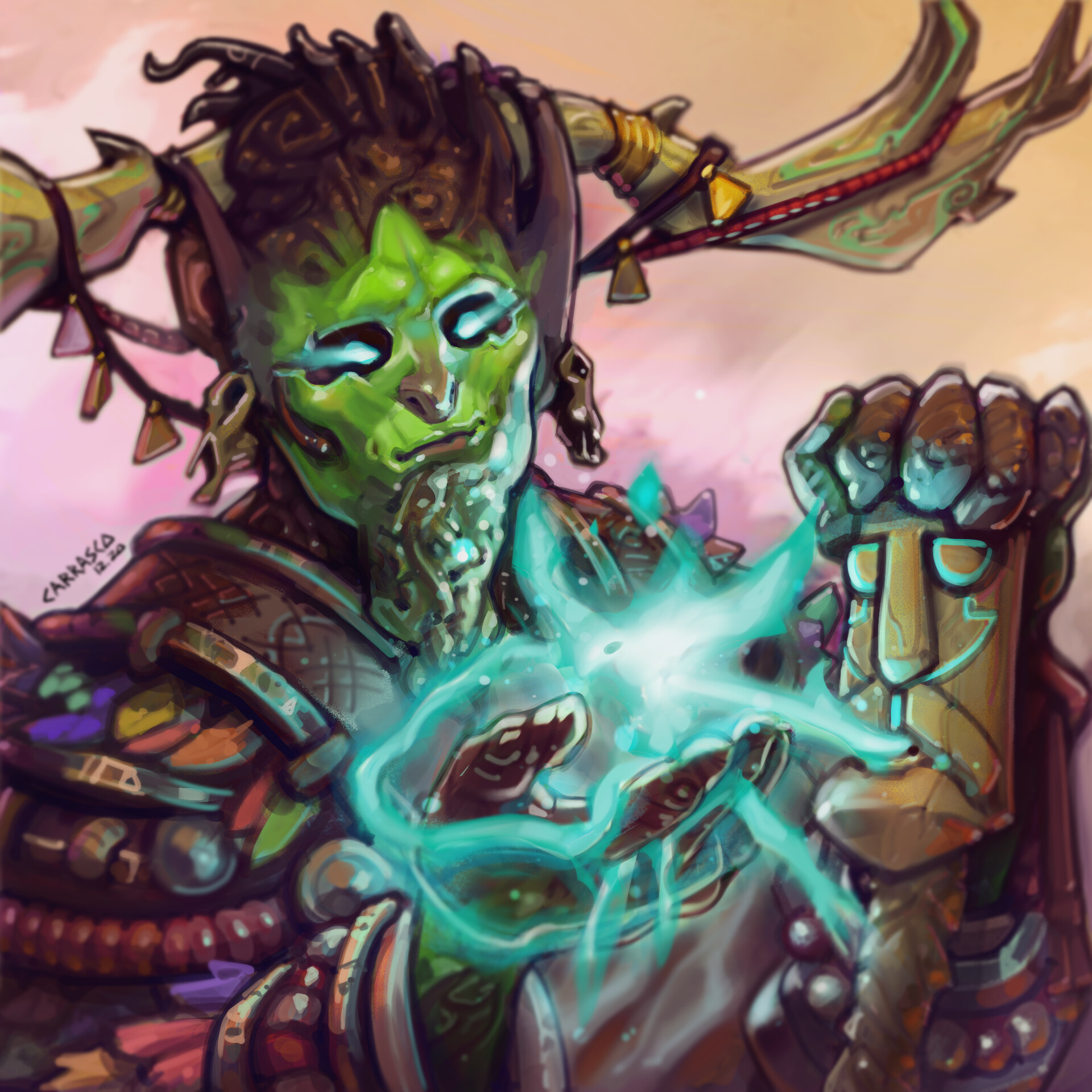 ArtStation Art Test Druid