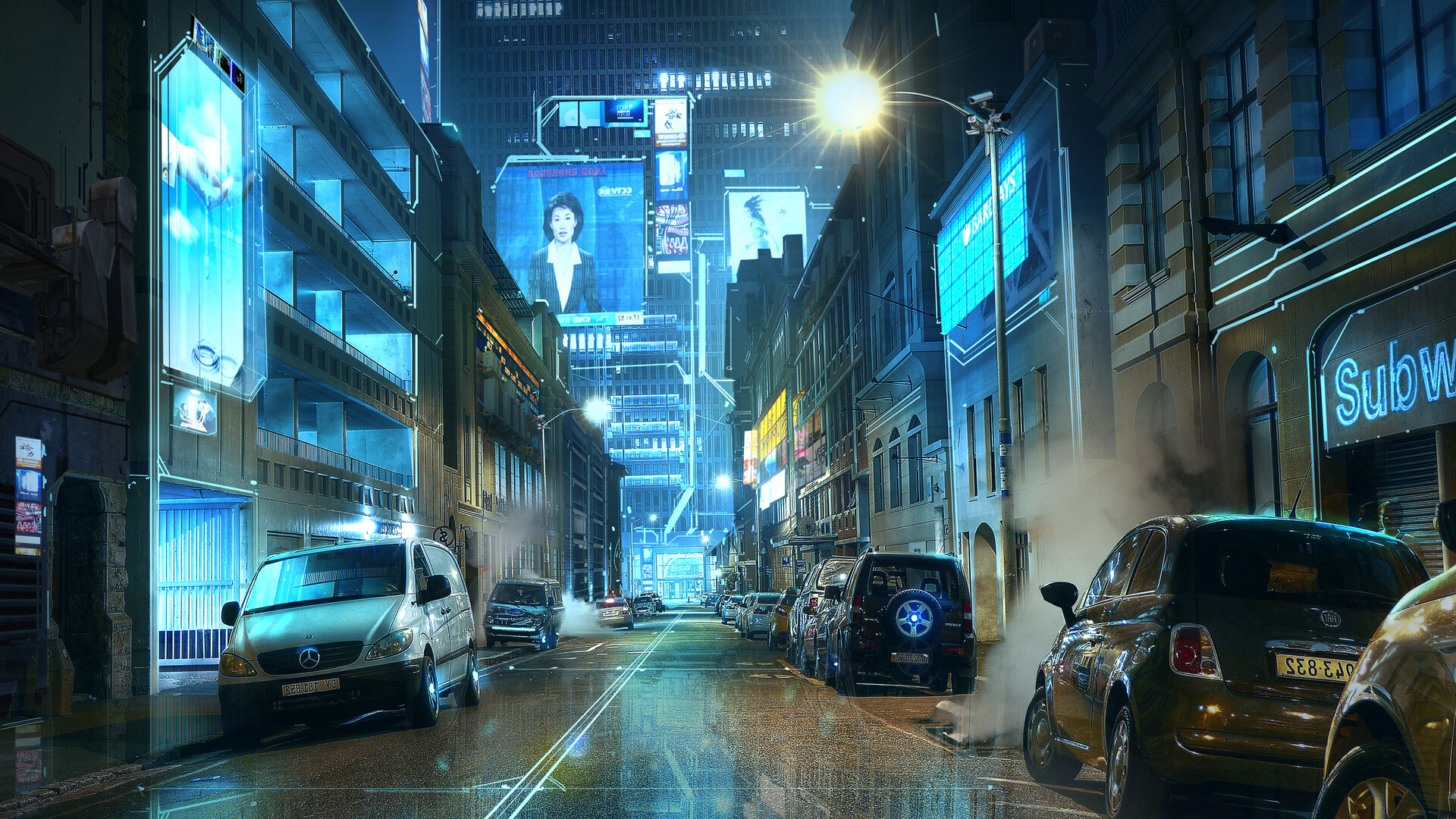 ArtStation Set Design concept for Wicked City, developed