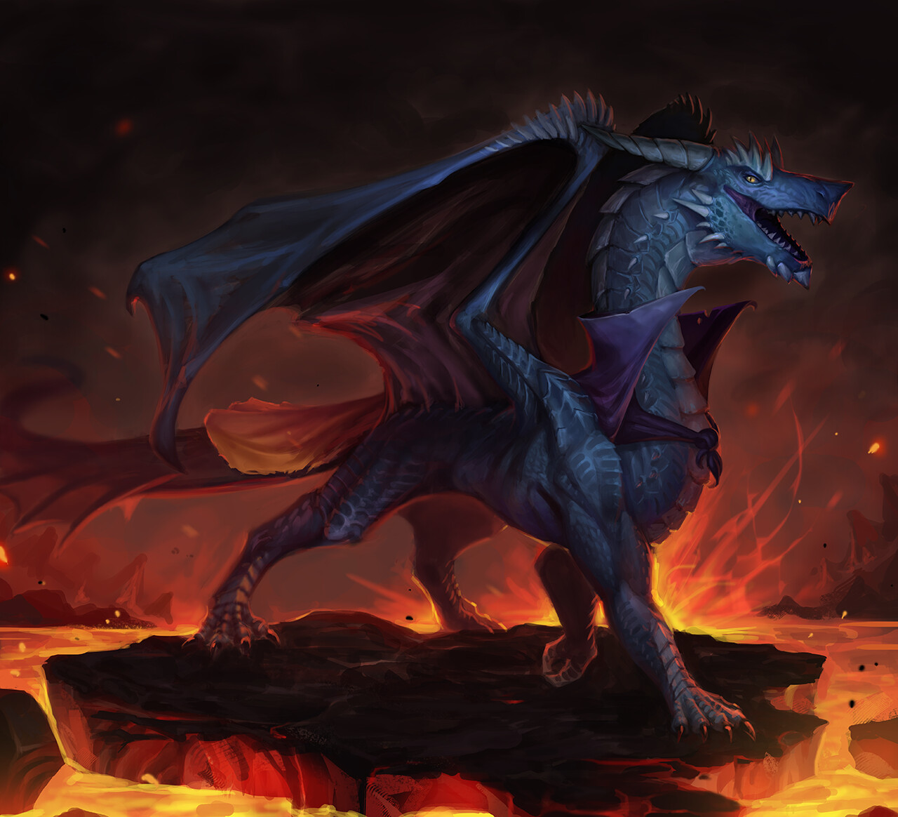 Commission.
Character's name is Cobalt.
