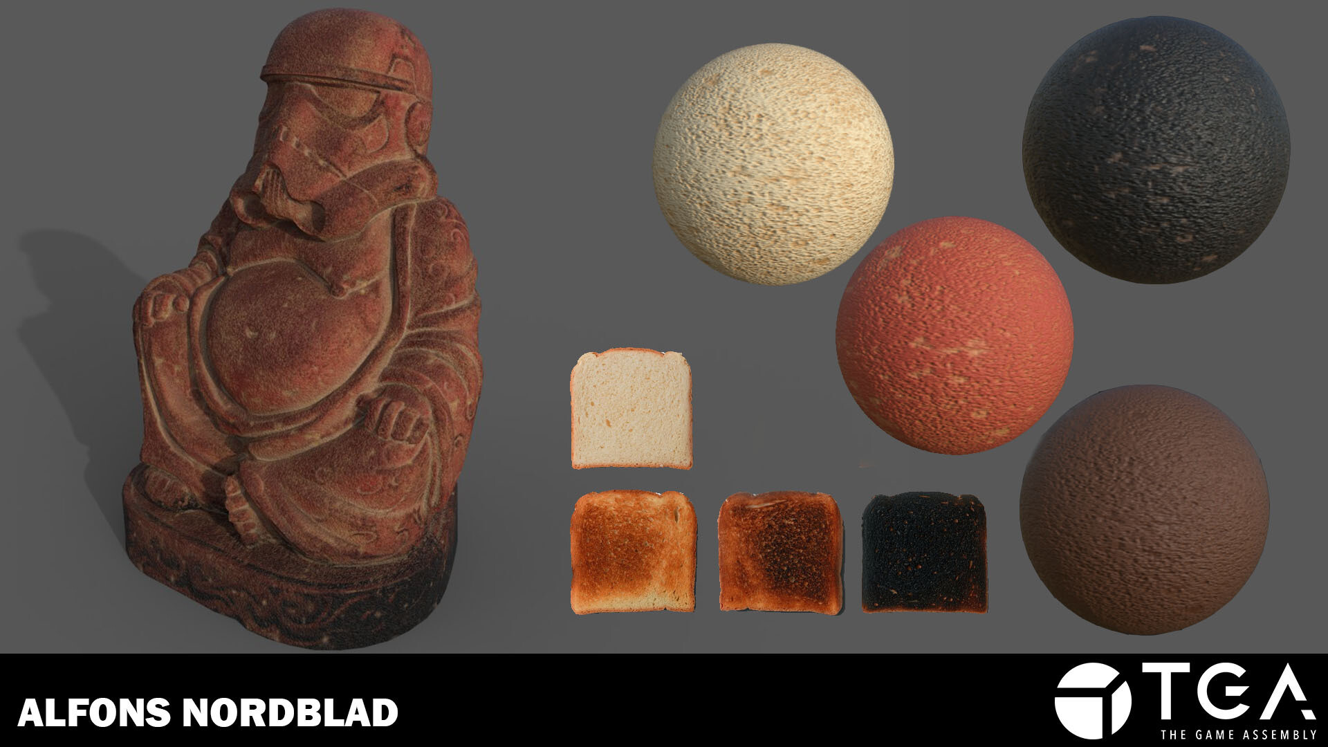 ArtStation Toast material