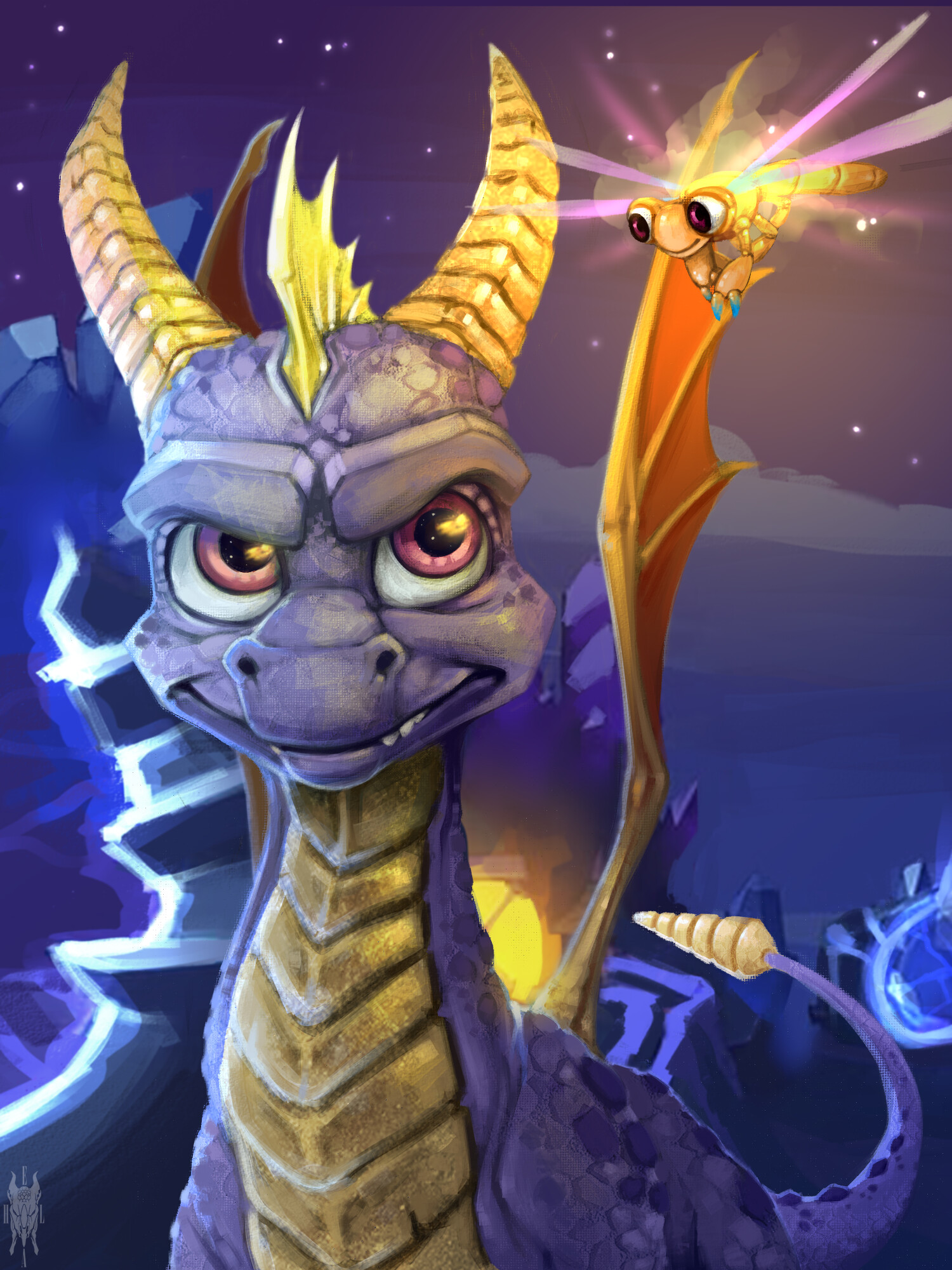 Spyro the dragon (Fanart), HELA.