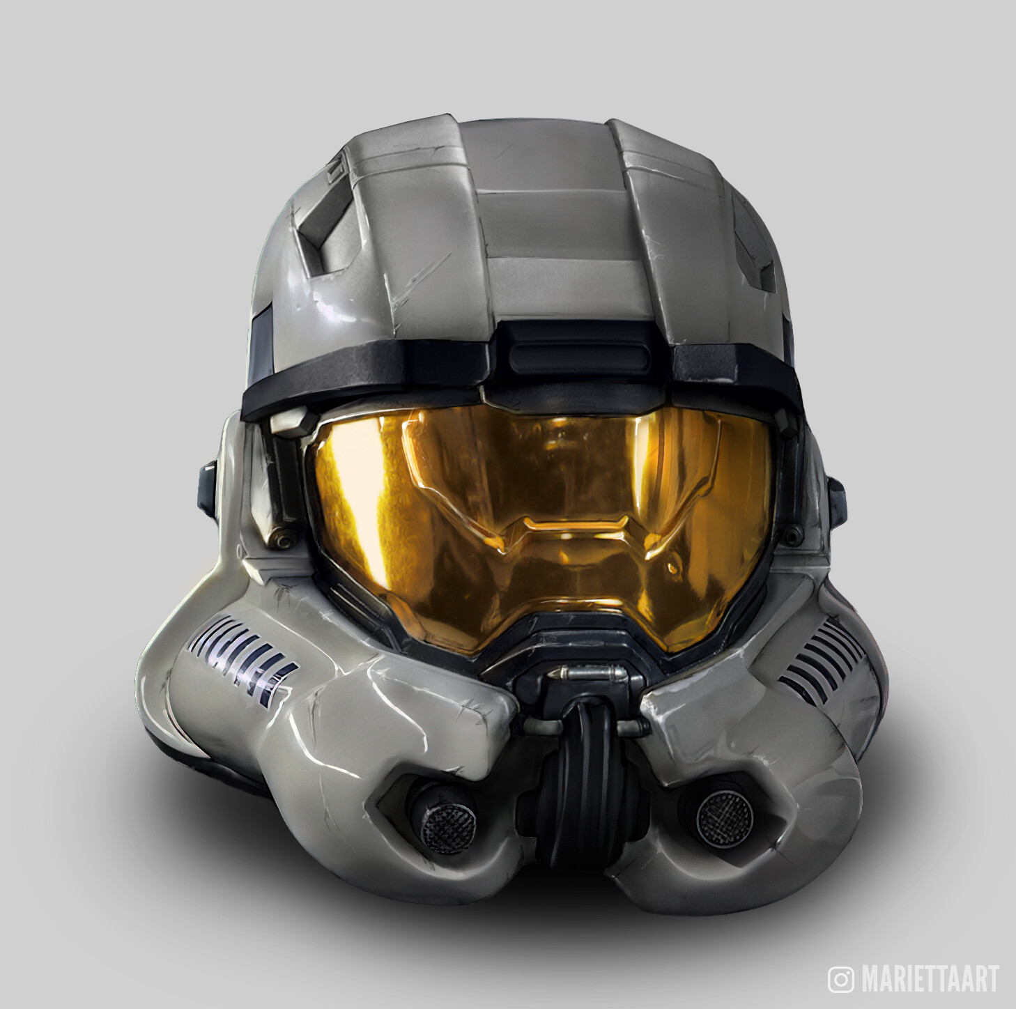 ArtStation - Halo helmet mashup concept