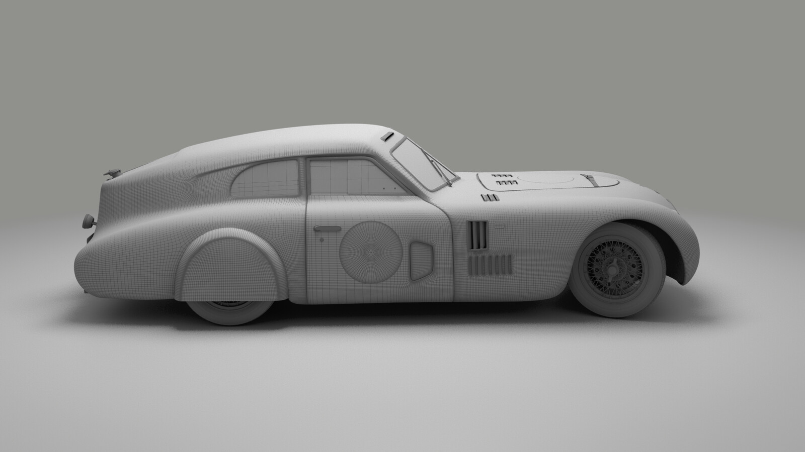 Polywire side view