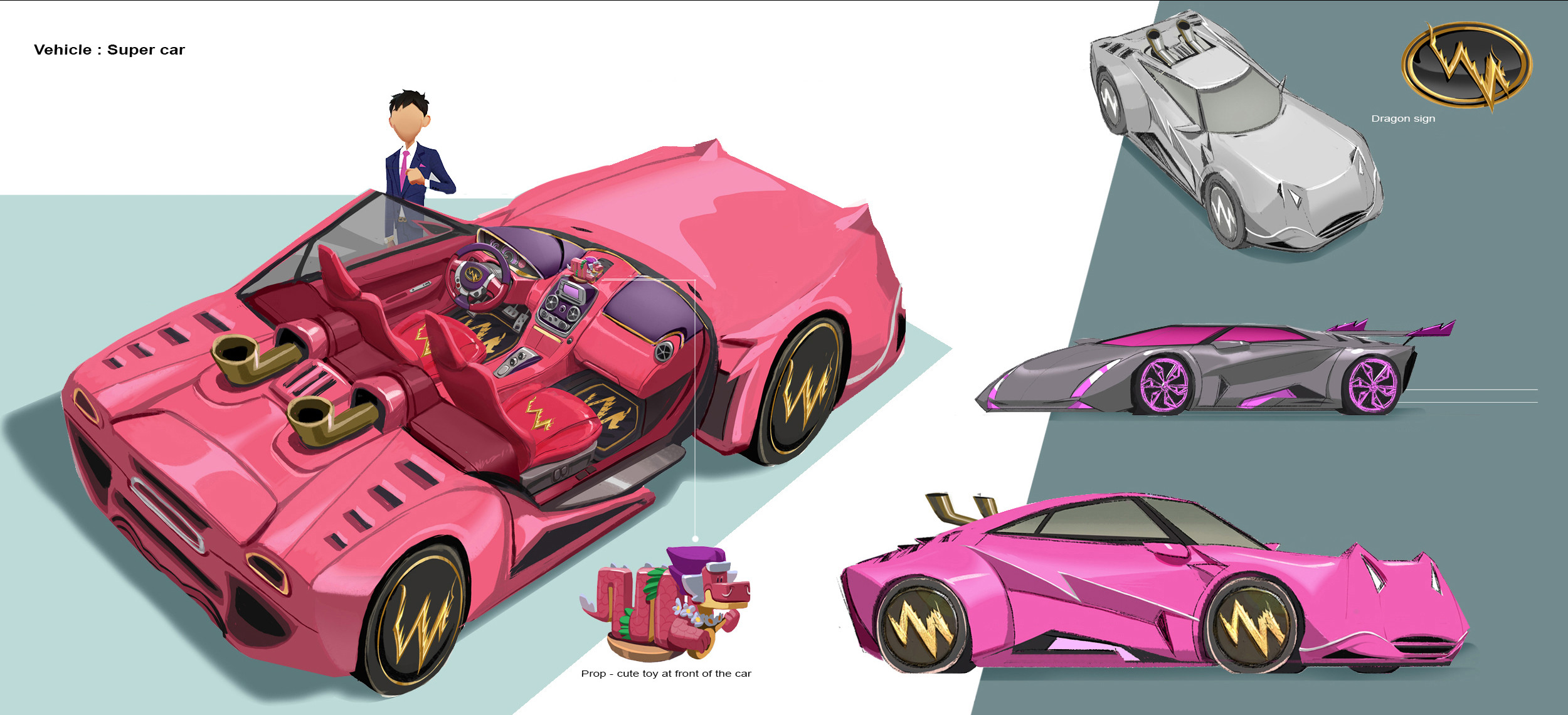 Kun vic wish dragon concept art traffic in shanghai