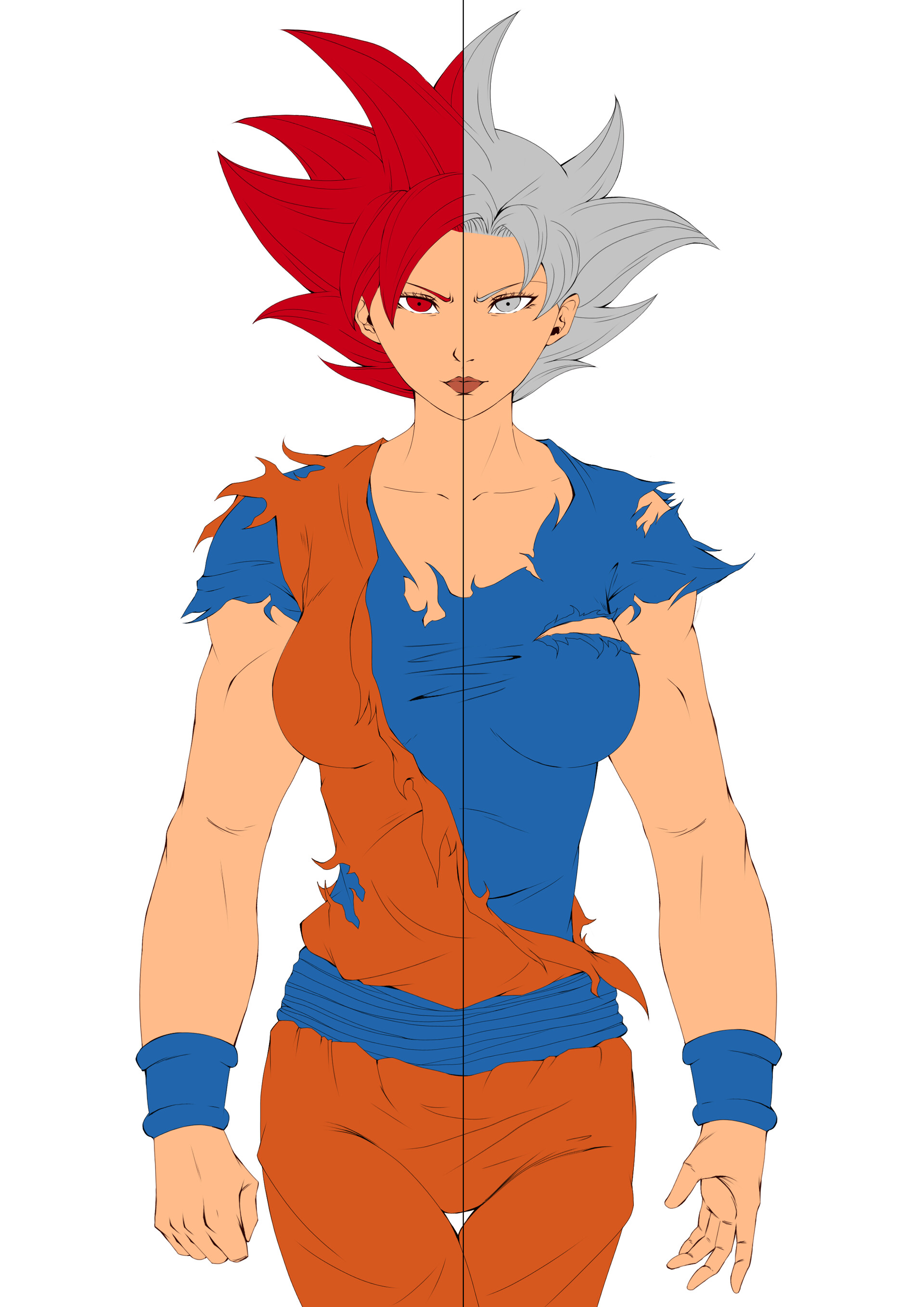 Female Goku Super Saiyan
