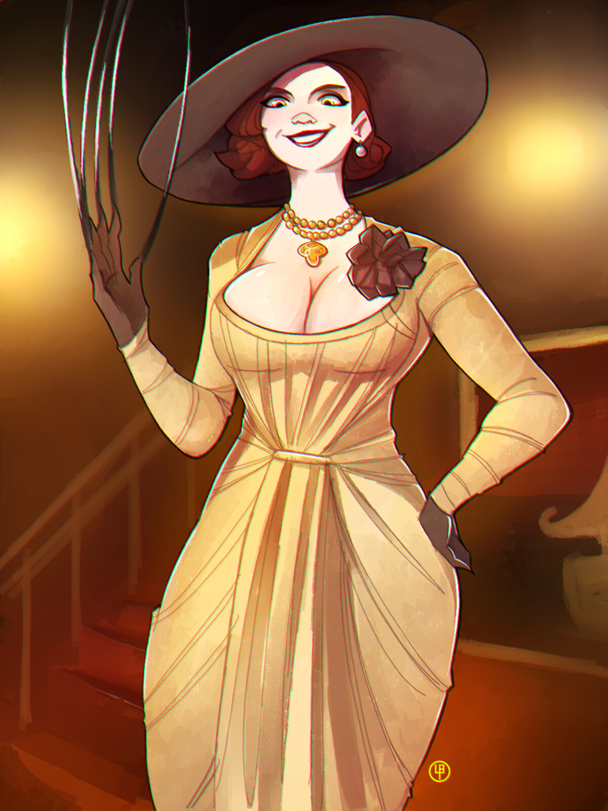 Lady Dimitrescu Dress Buy I Found A Song Called Super Hot Vampire Lady And Wanted To Draw This Majestic Woman Again And I Really Like Her Hairstyle Residentevilvillage Ladydimitrescu Pic Twitter Com Eoltghnvrv 2 years 💖 #happycouple i am very happy to wear the dress in which i said yes again! adateces