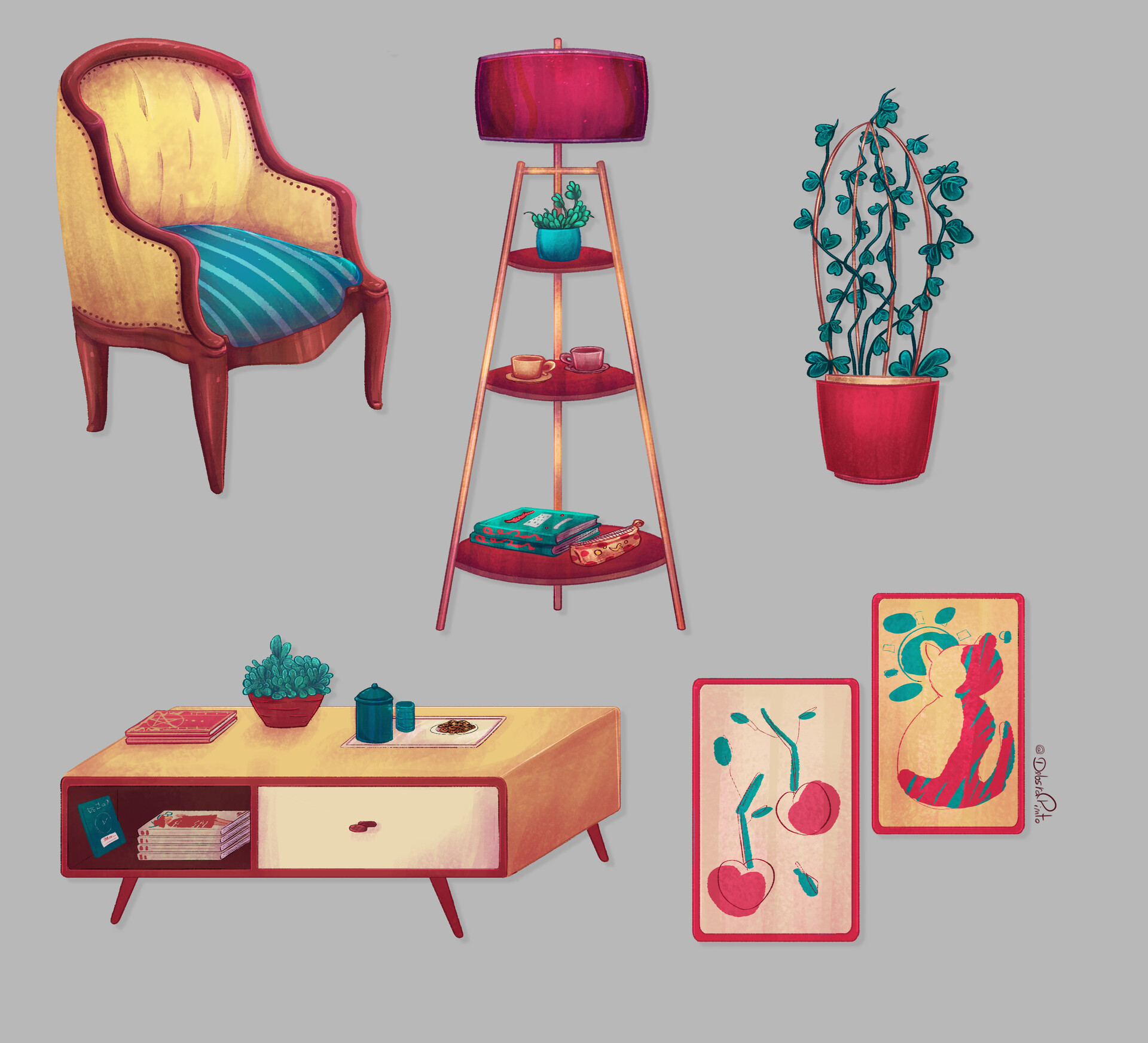 ArtStation - Set of props