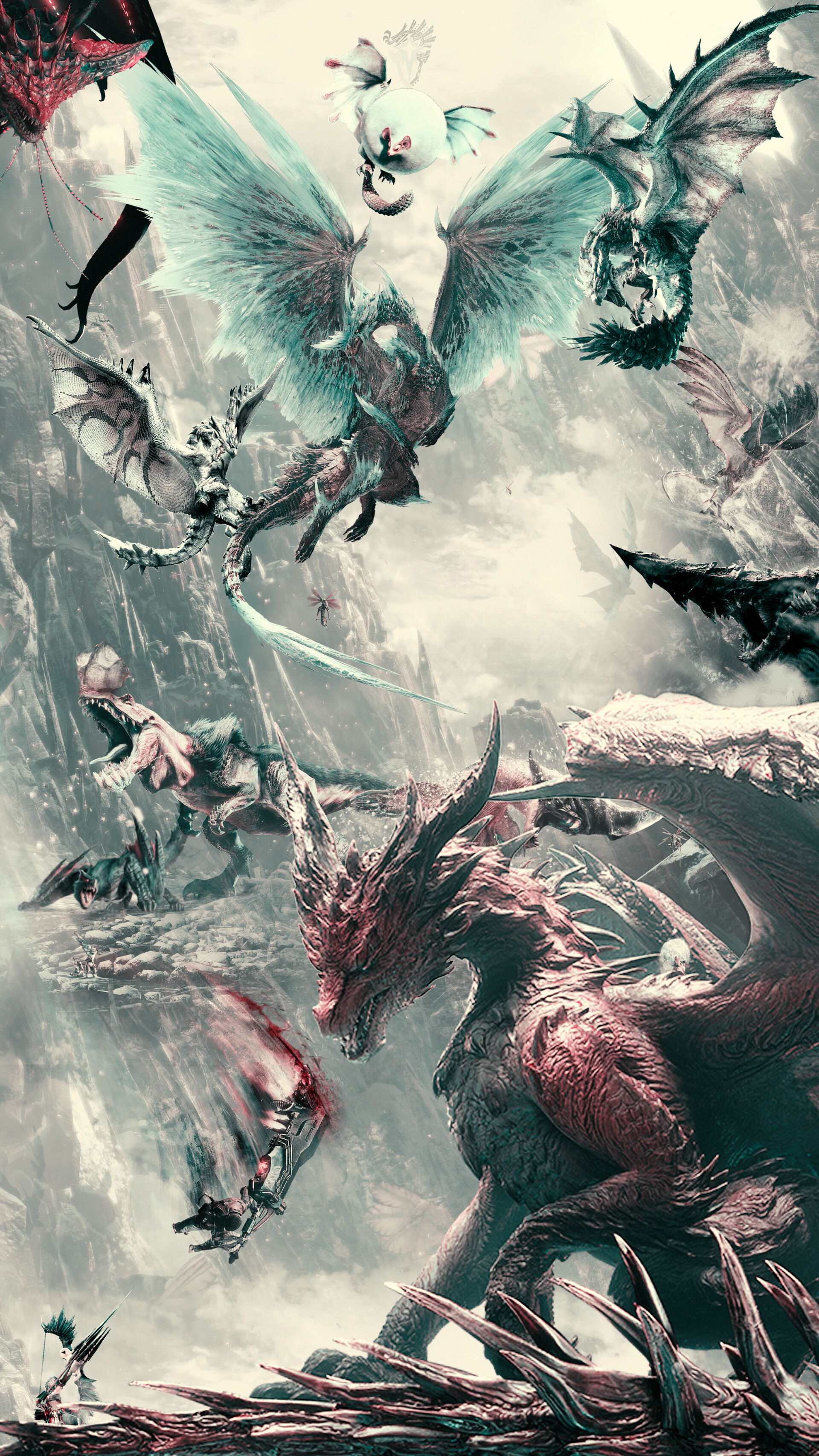 Artstation Monster Hunter World Mobile Wallpaper By D3hell