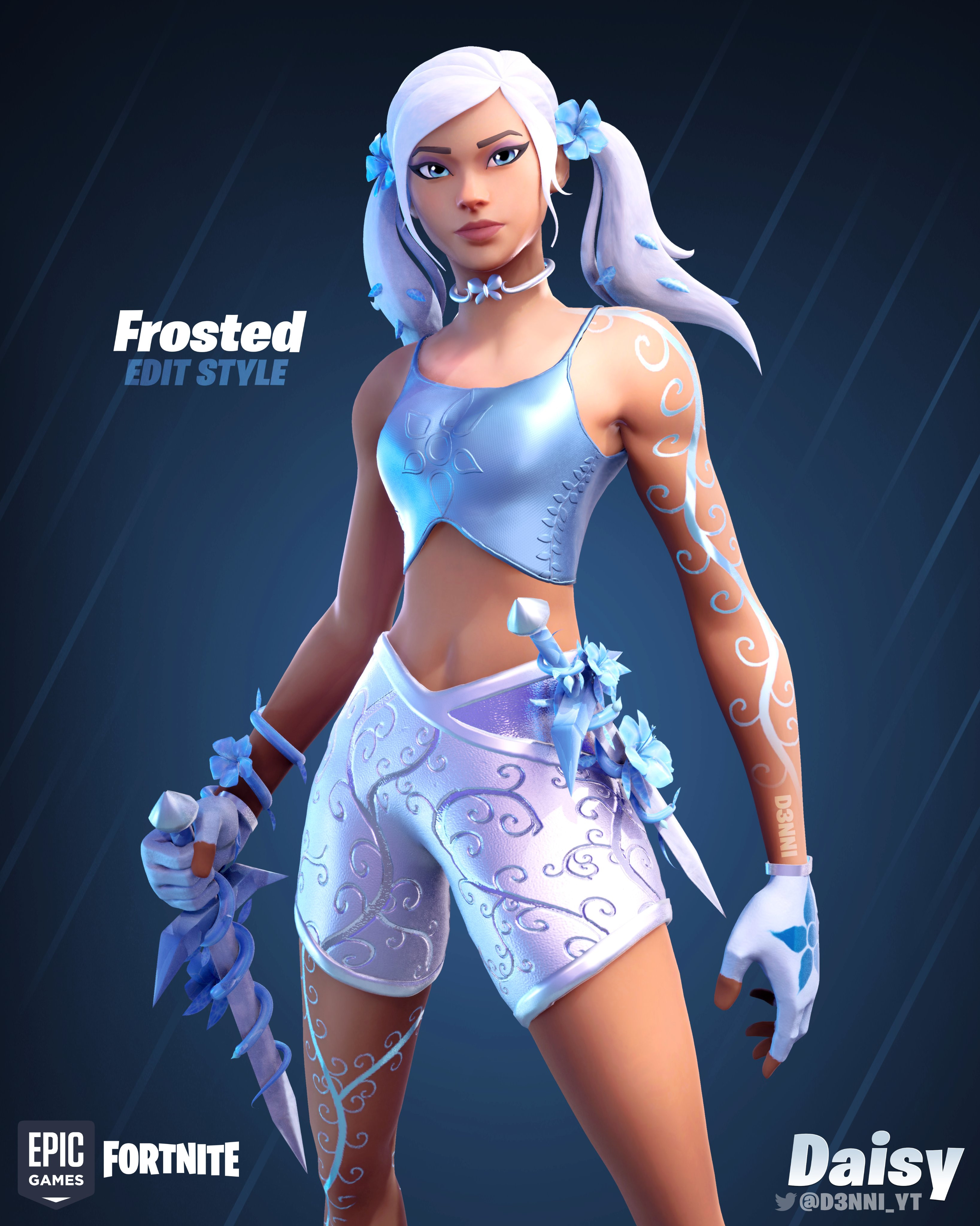 Daisy Fortnite Skin D3nni Fortnite Skin Concept Daisy Rework