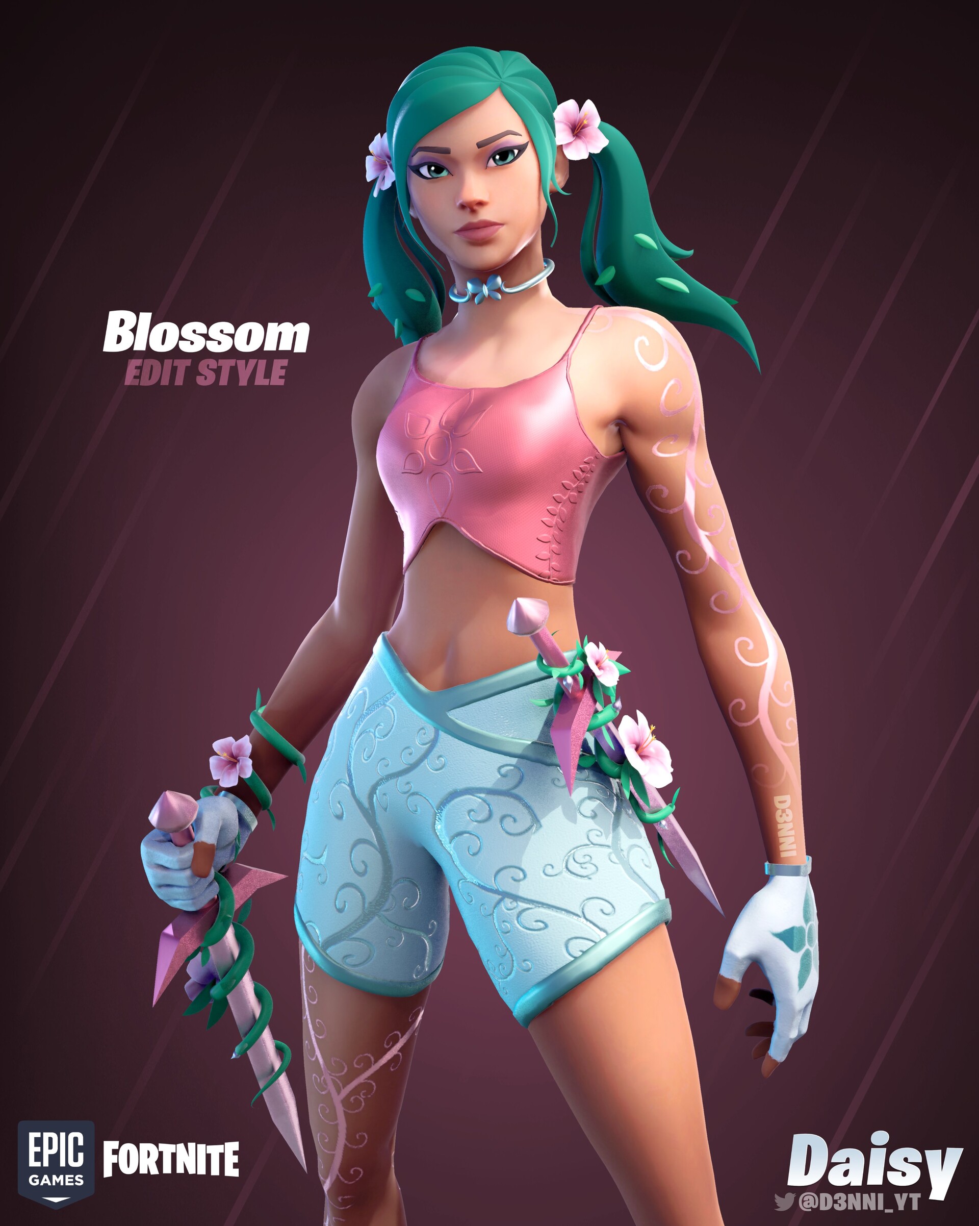 D3NNI - Fortnite Skin Concept - Daisy [FANMADE]