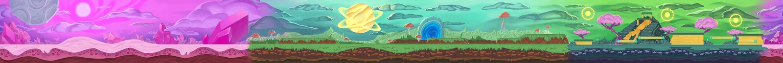 360 Alien planet environments