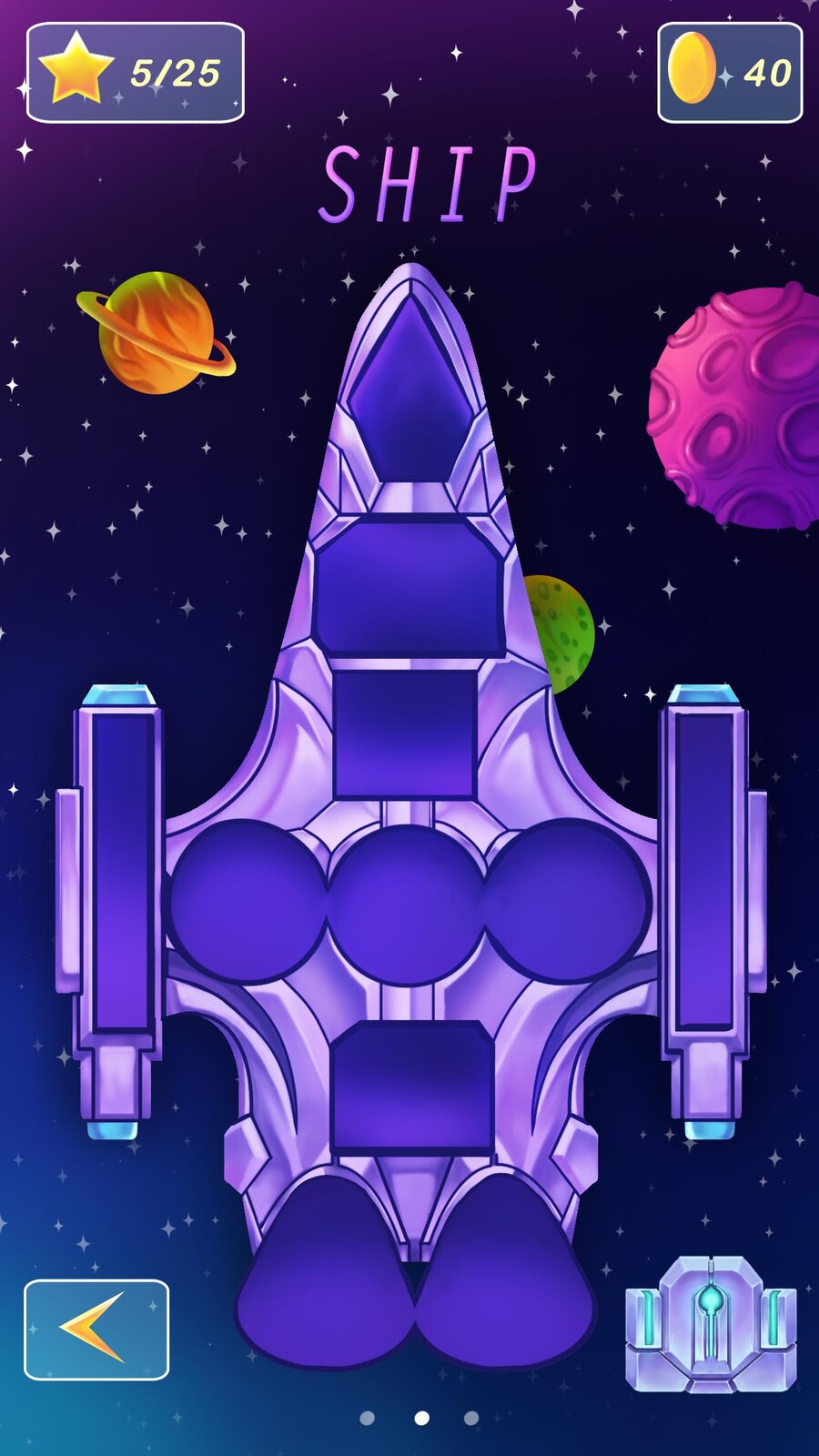 Empty ship