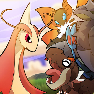 Jorge Burgos Fan Art She has pink skin with black tipped horns, the left one taller than the other. jorge burgos fan art