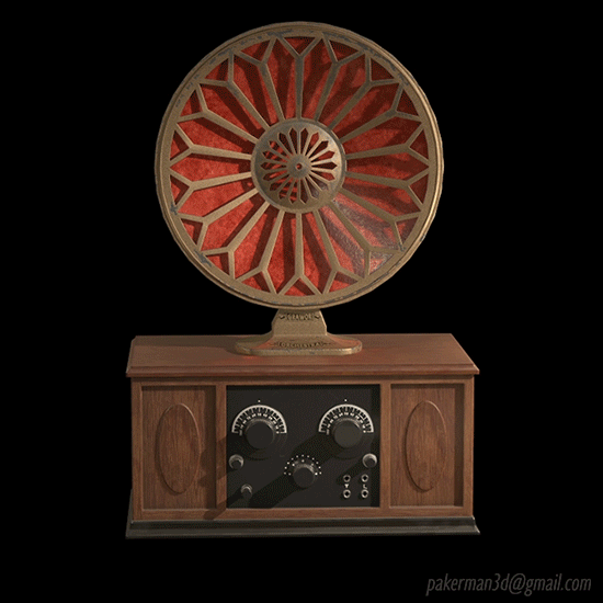 Radio in shop the 1920s