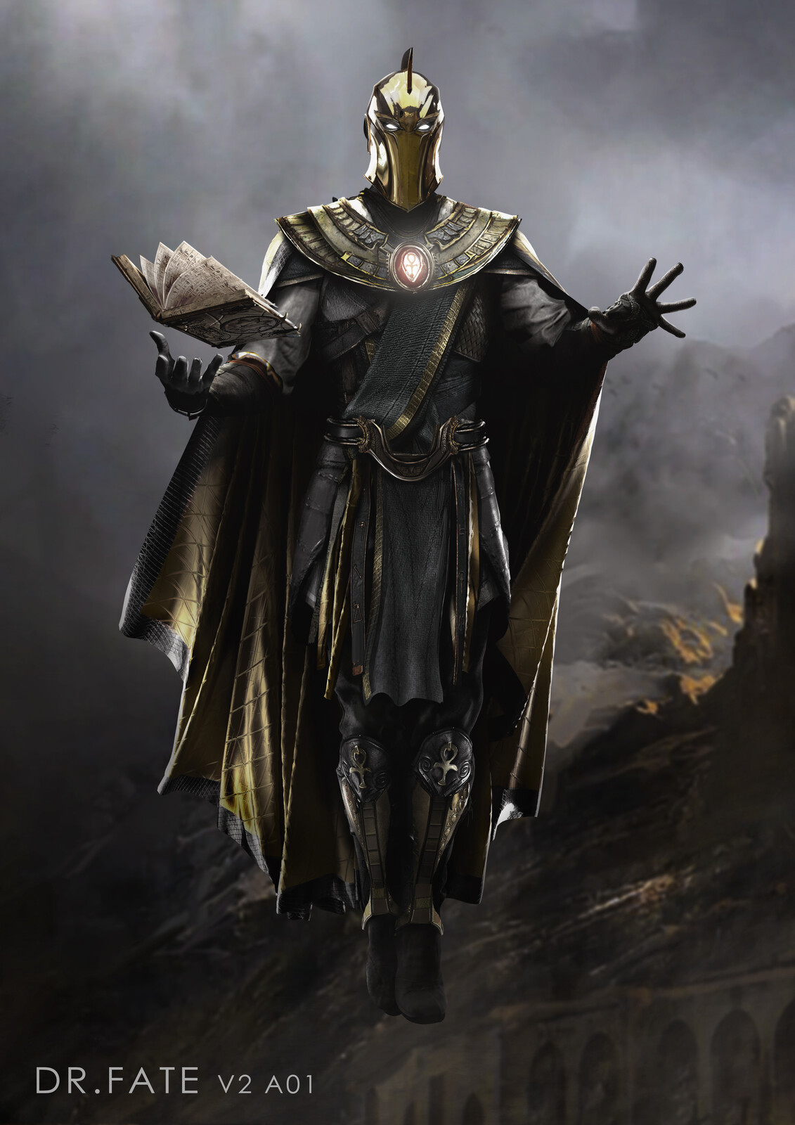 Black Adam 2022 - Dr Fate - costume concept