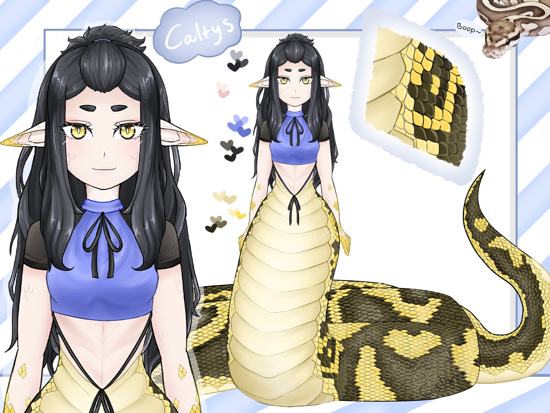 ArtStation - Snake girl