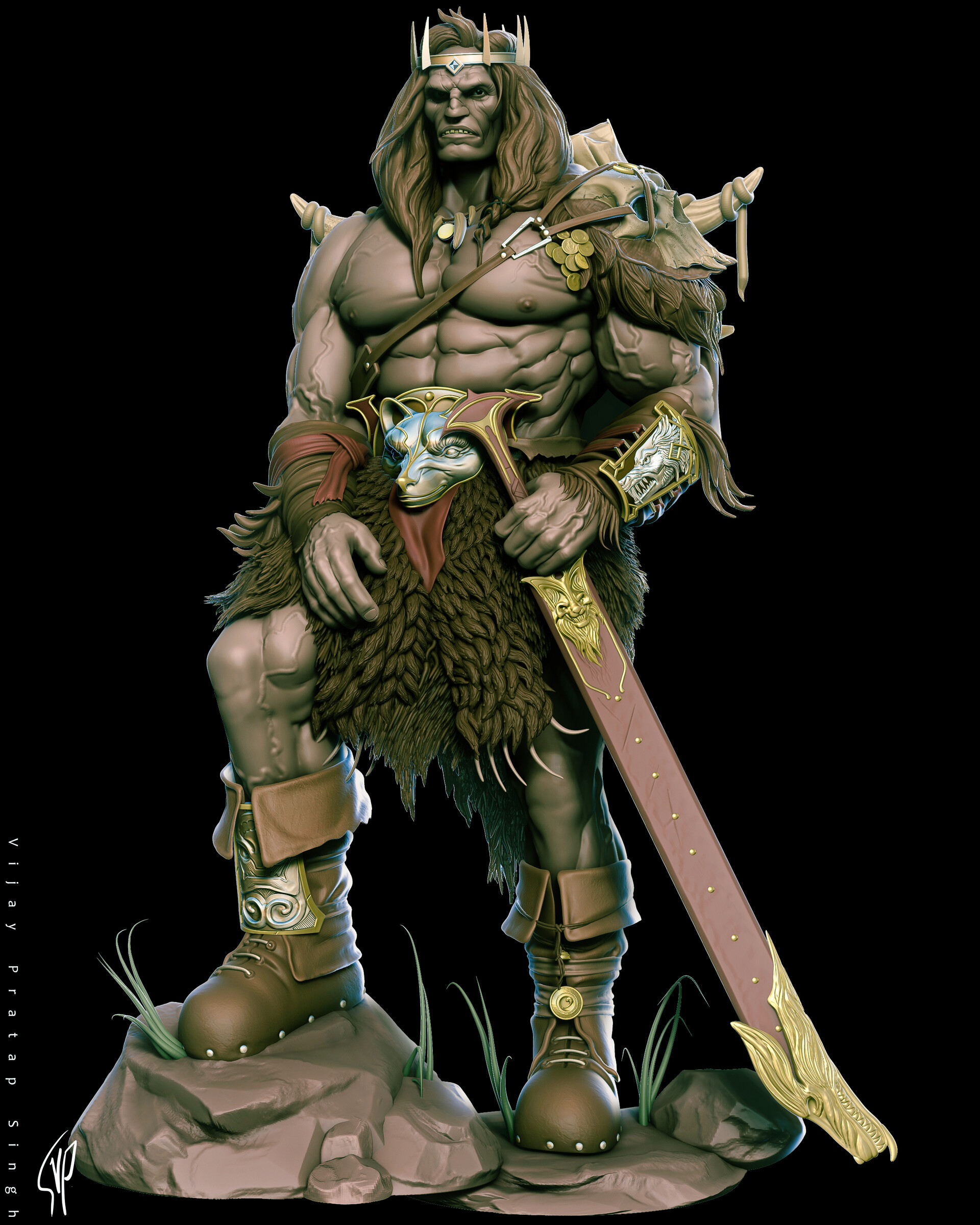 ArtStation Barbarian king