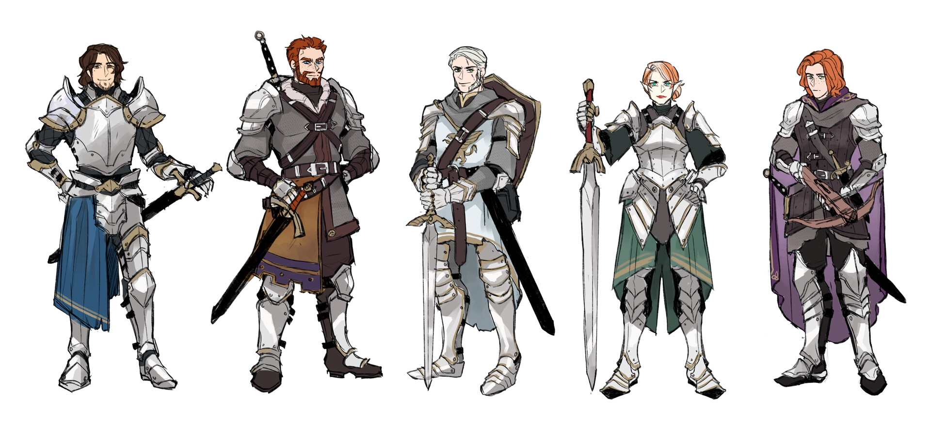 ArtStation - Character Art & Design: Knights of Klementief