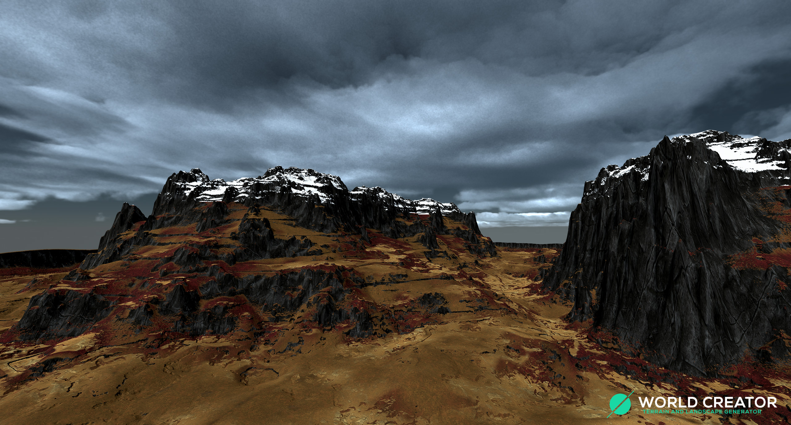Terrain created with World Creator 2